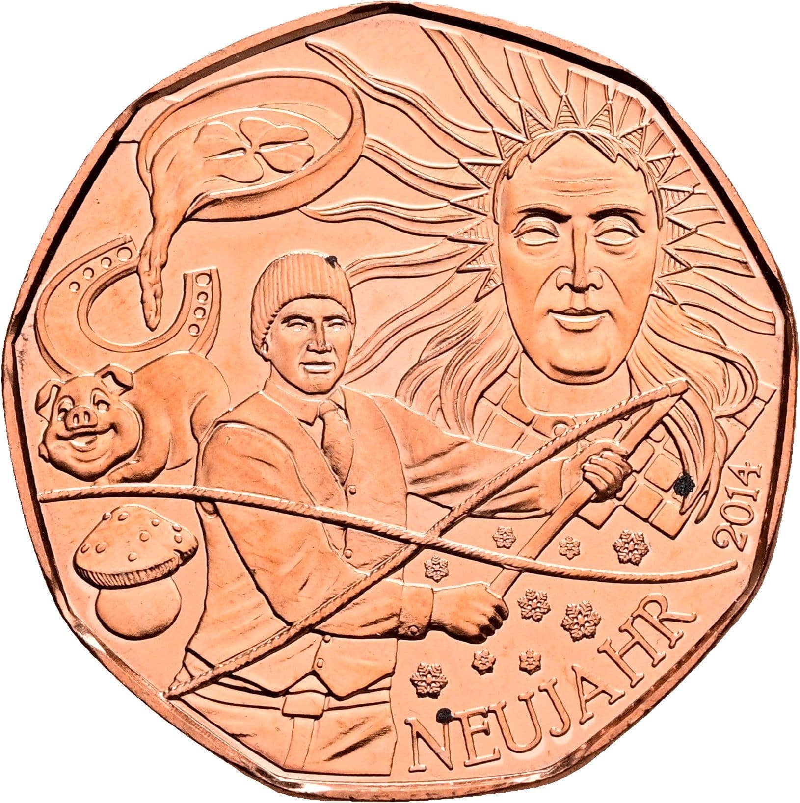 5 Euro 2013 – Rückseite