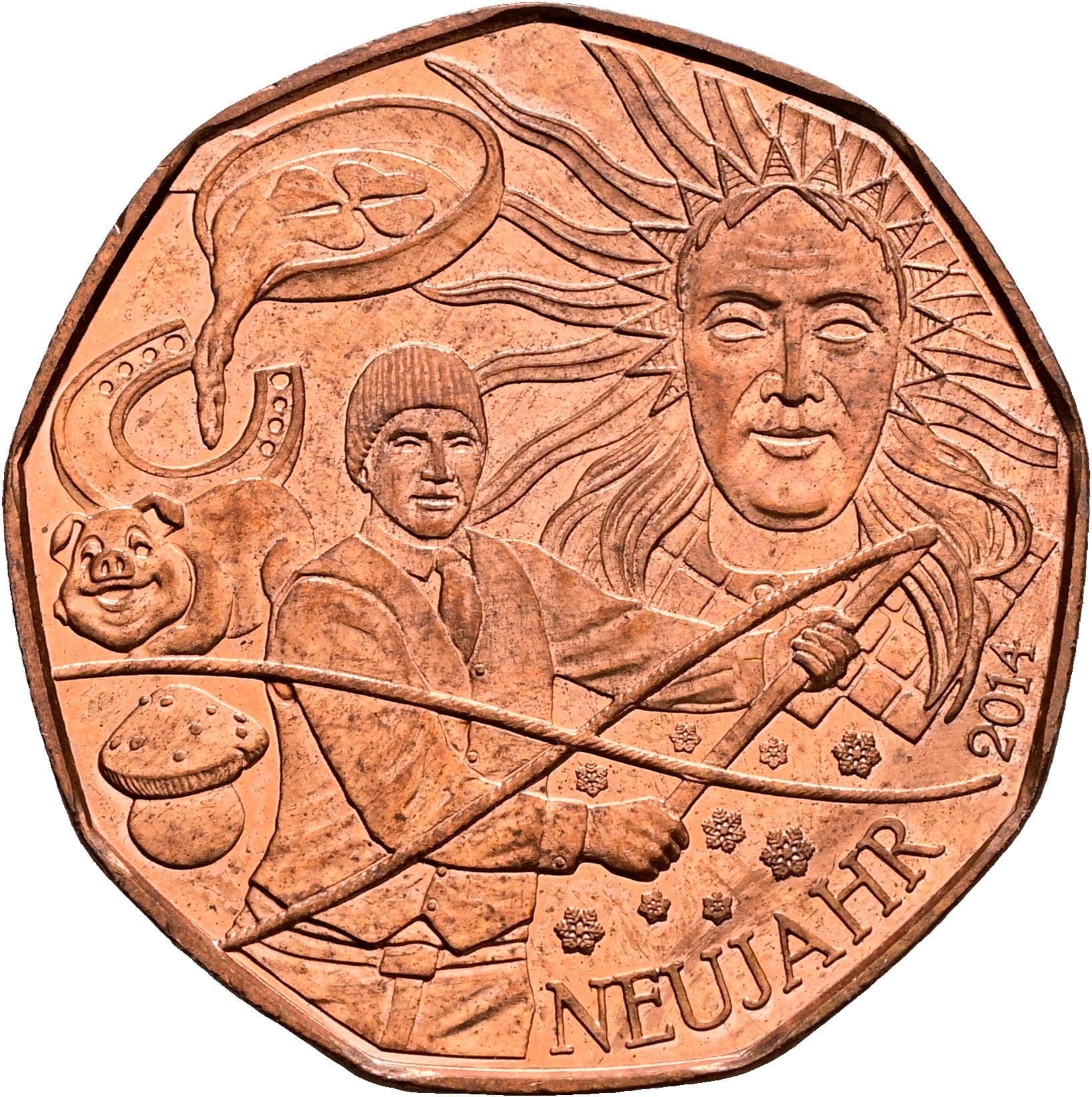 5 Euro 2013 – Rückseite