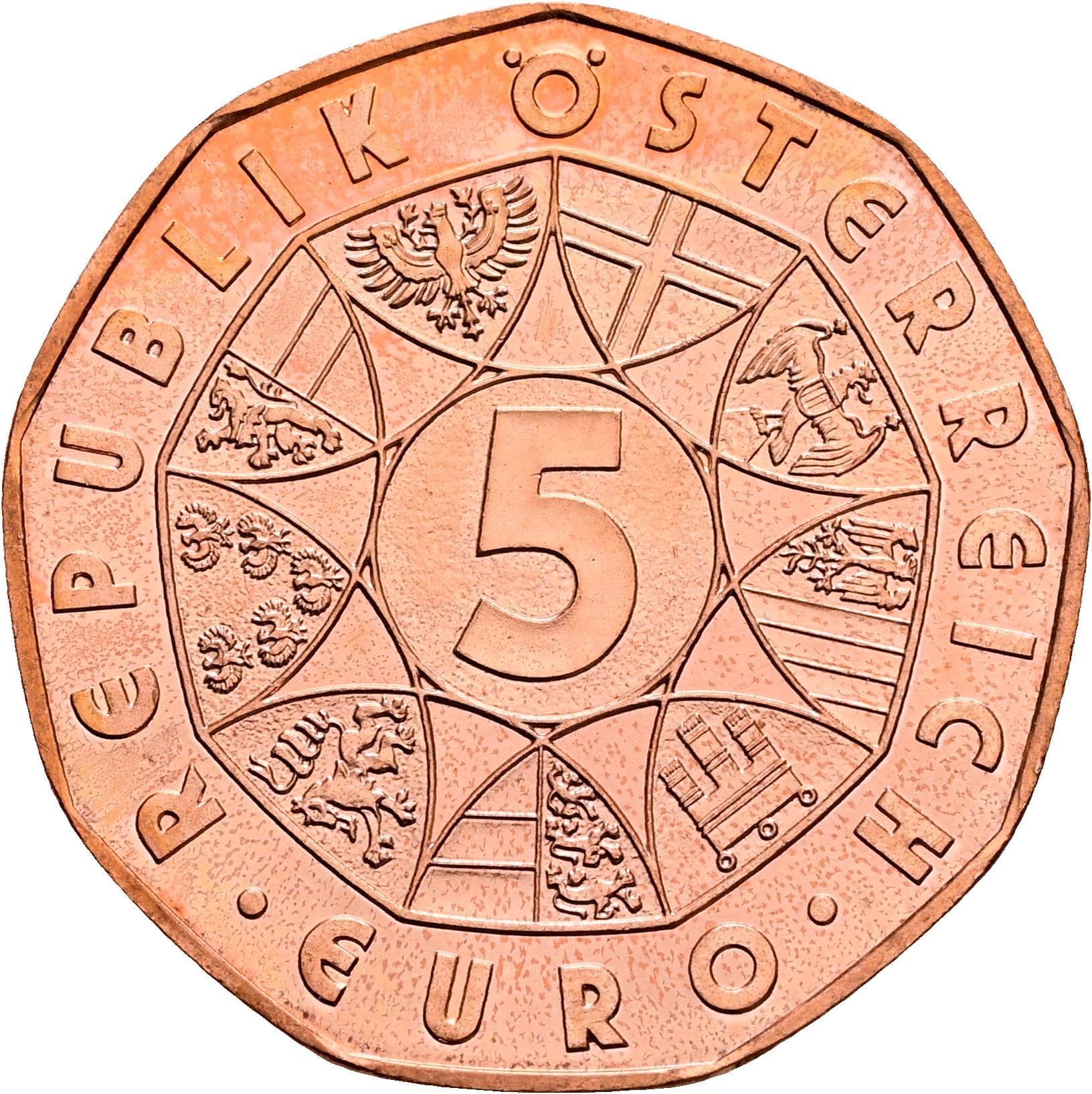 5 Euro 2012 – Vorderseite