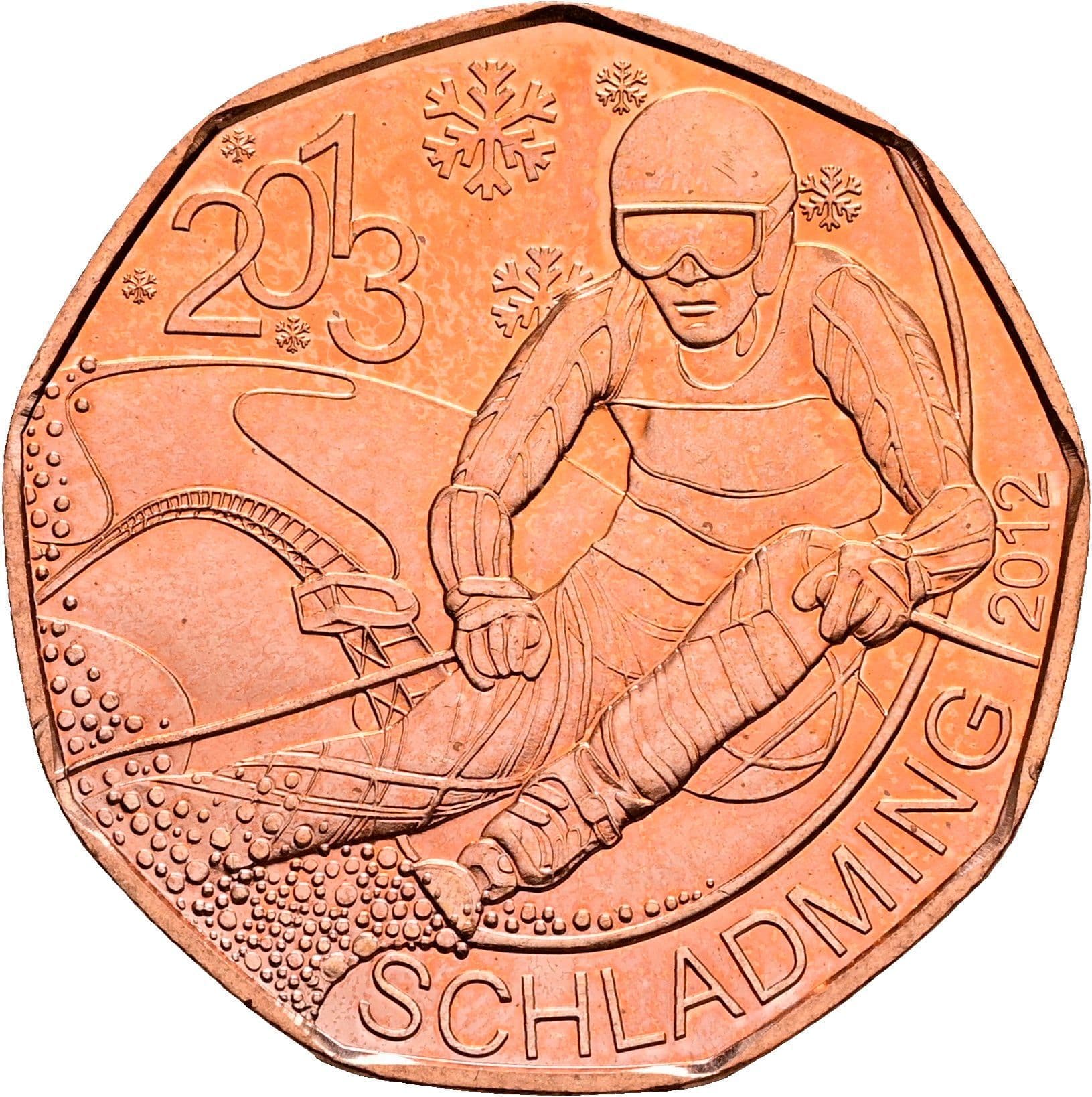 5 Euro 2012 – Rückseite