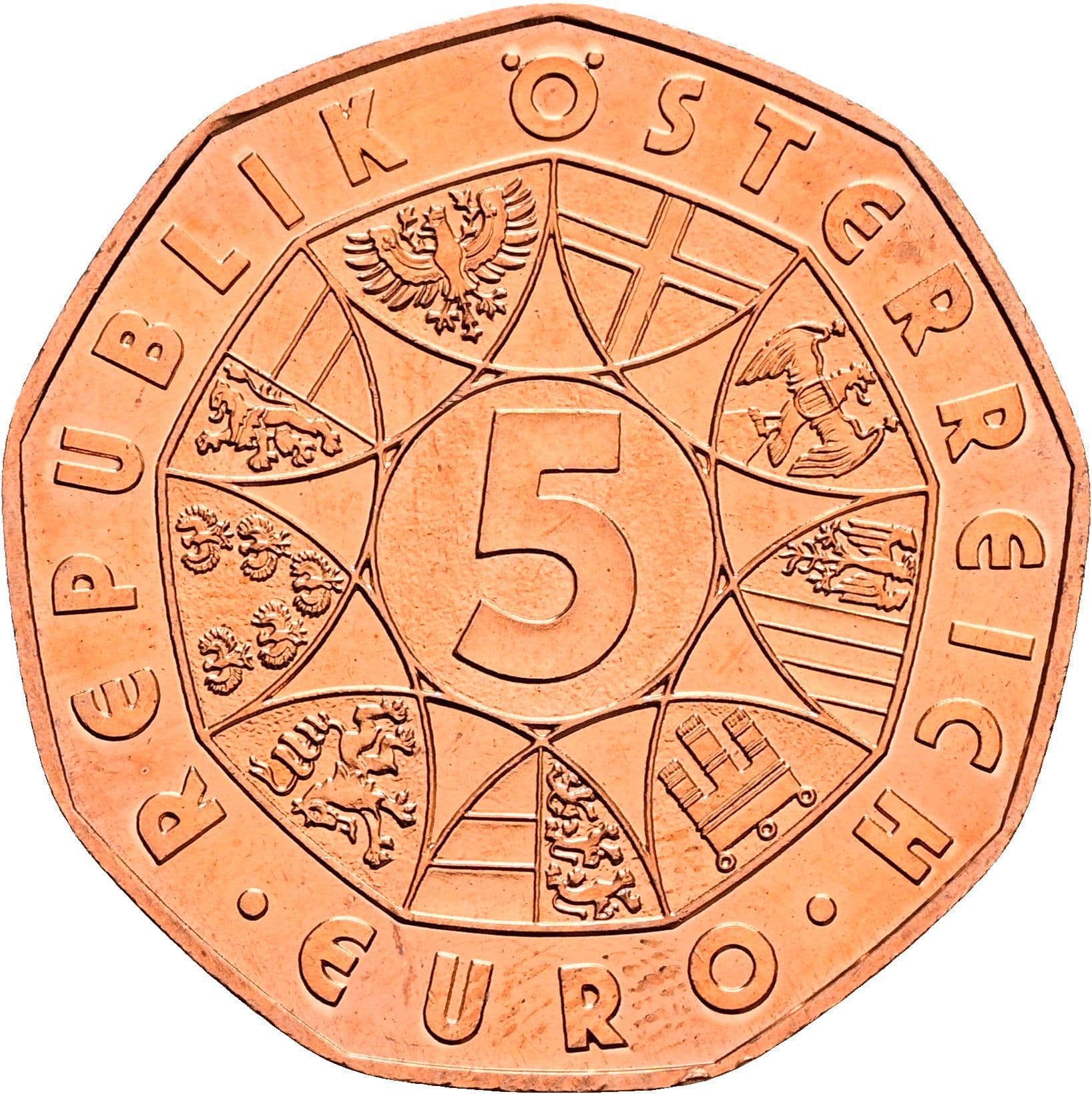 5 Euro 2012 – Vorderseite