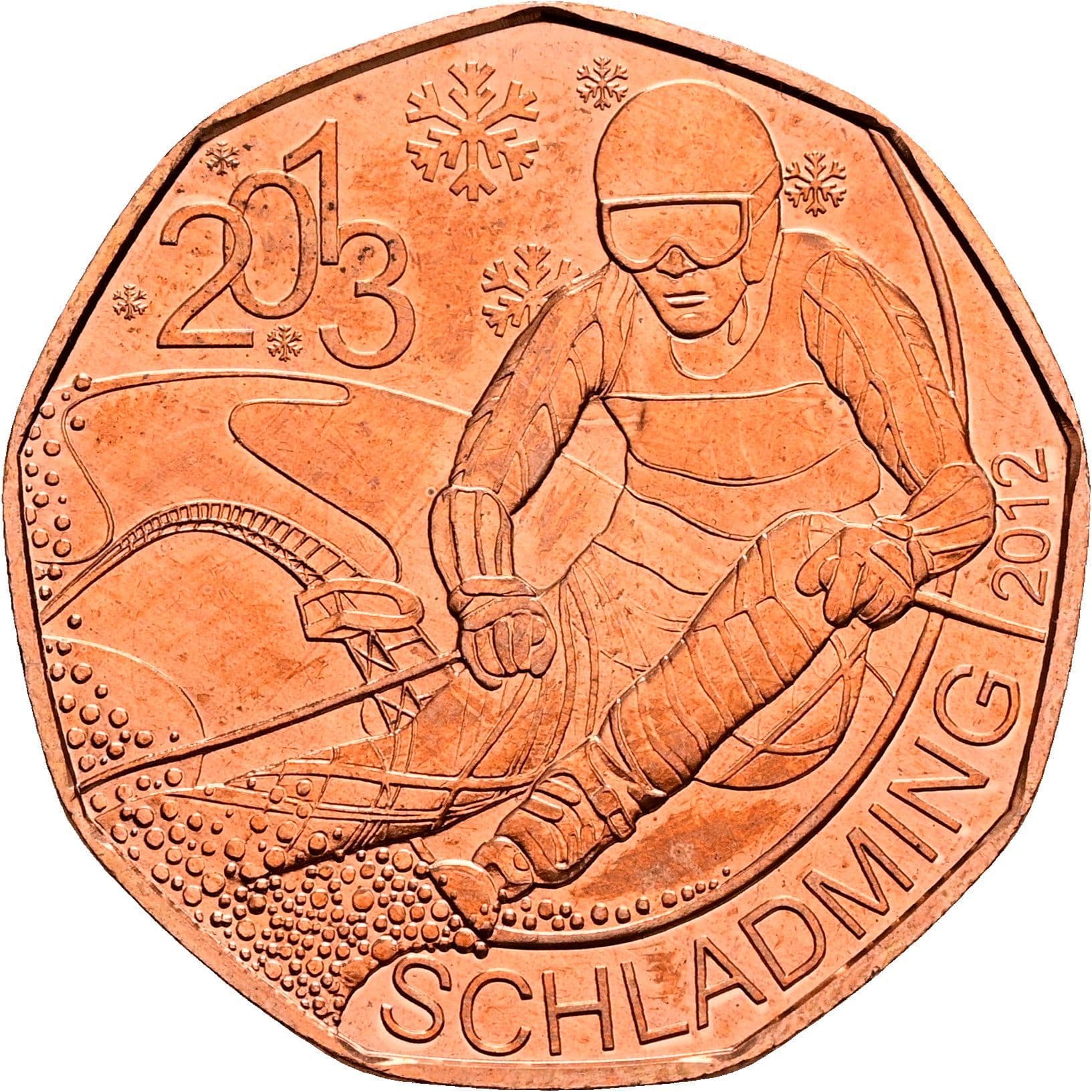 5 Euro 2012 – Rückseite