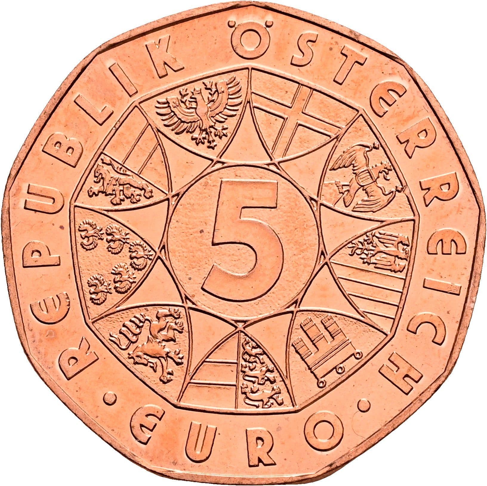 5 Euro 2012 – Vorderseite