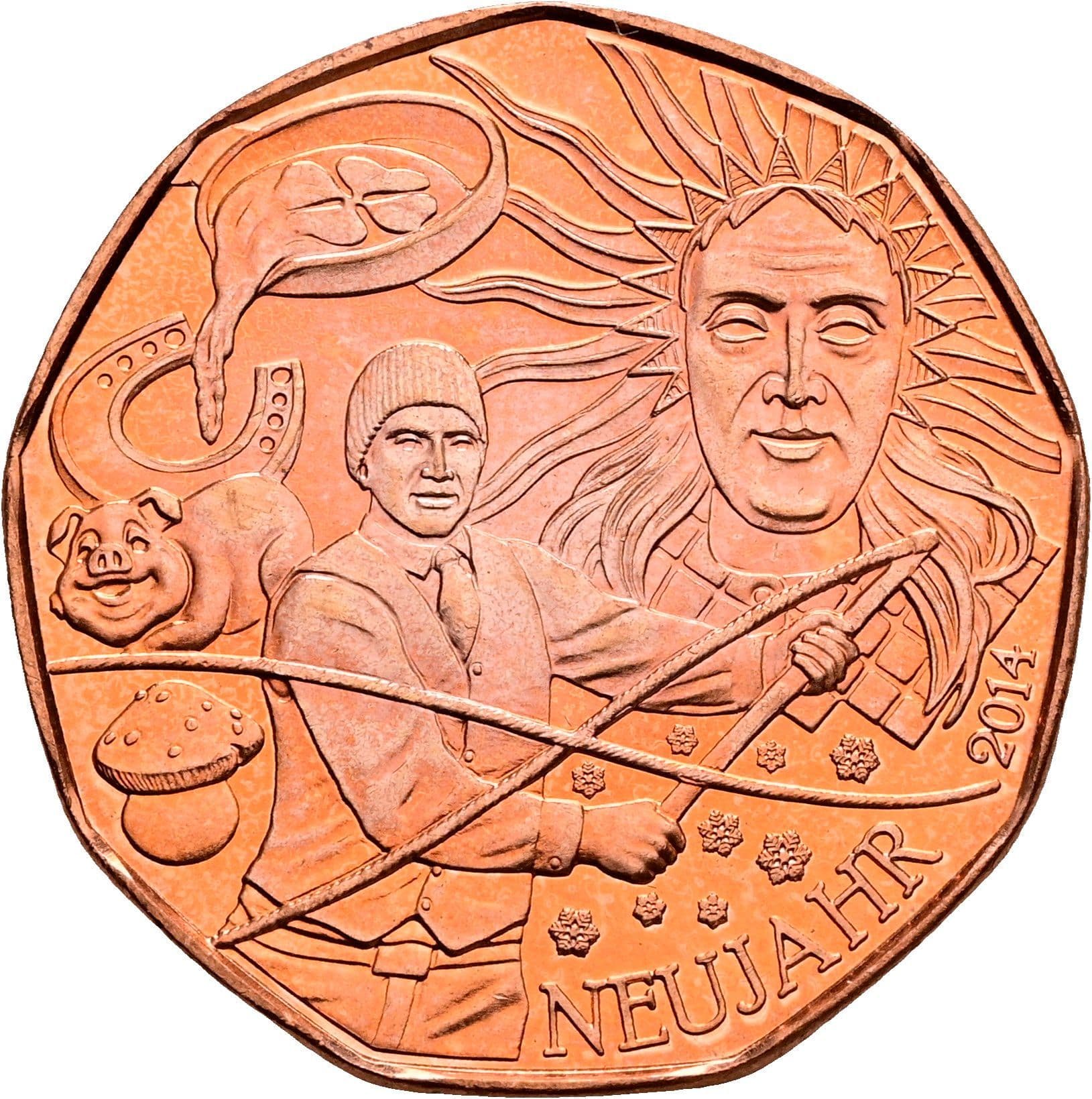5 Euro 2013 – Rückseite