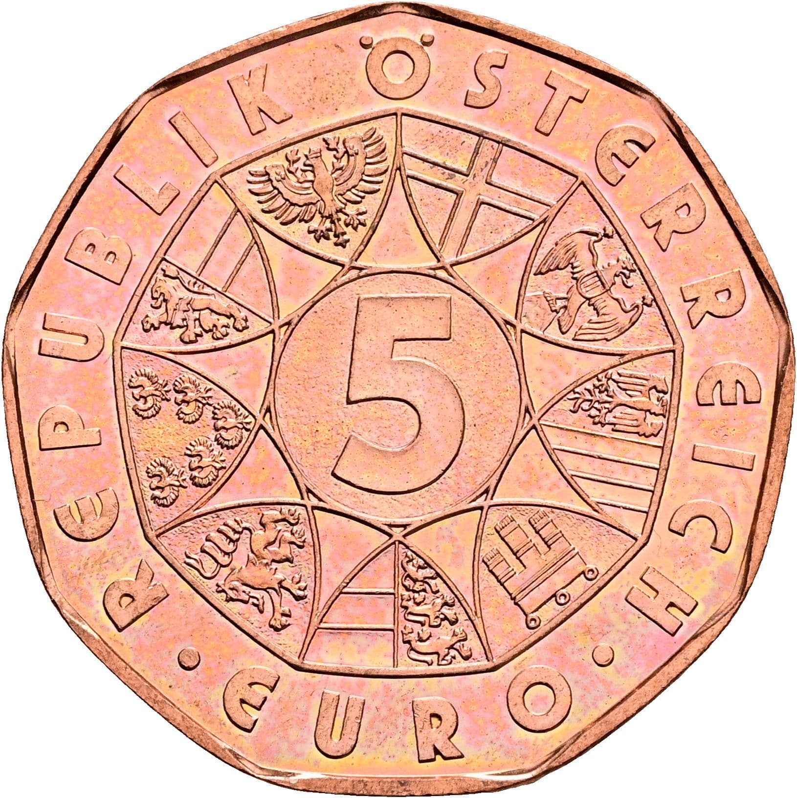 5 Euro 2013 – Vorderseite