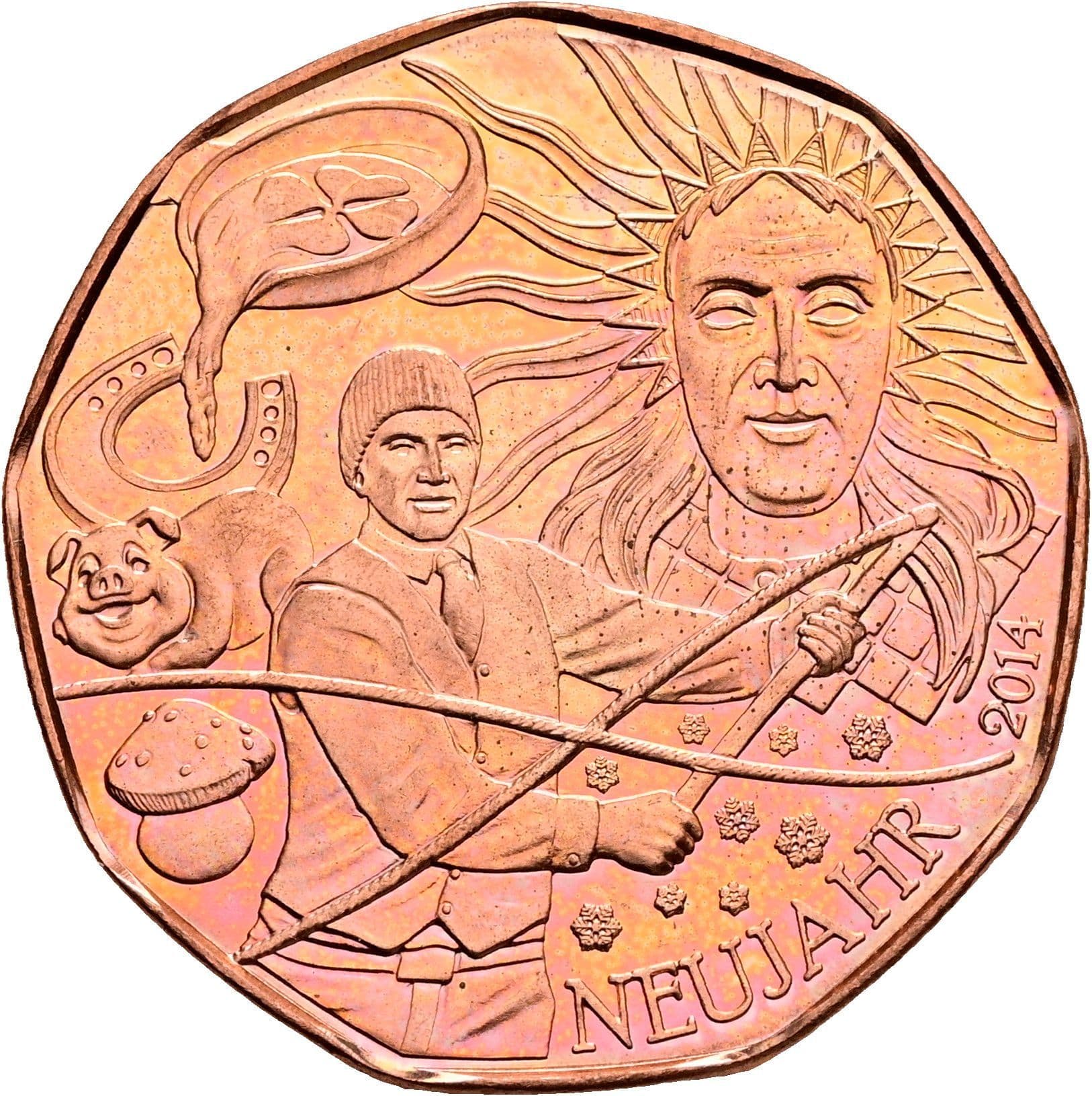 5 Euro 2013 – Rückseite