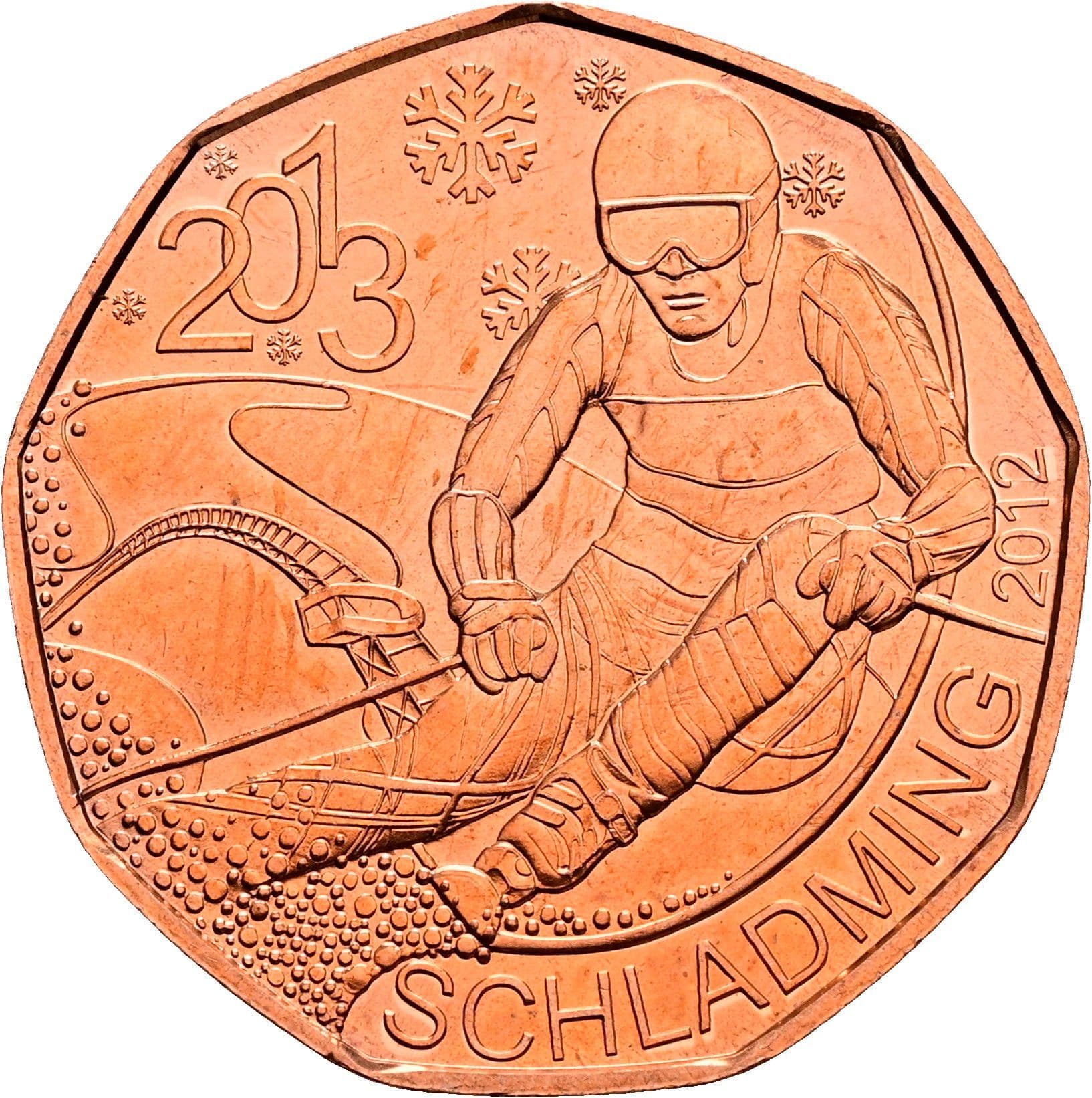 5 Euro 2012 – Rückseite