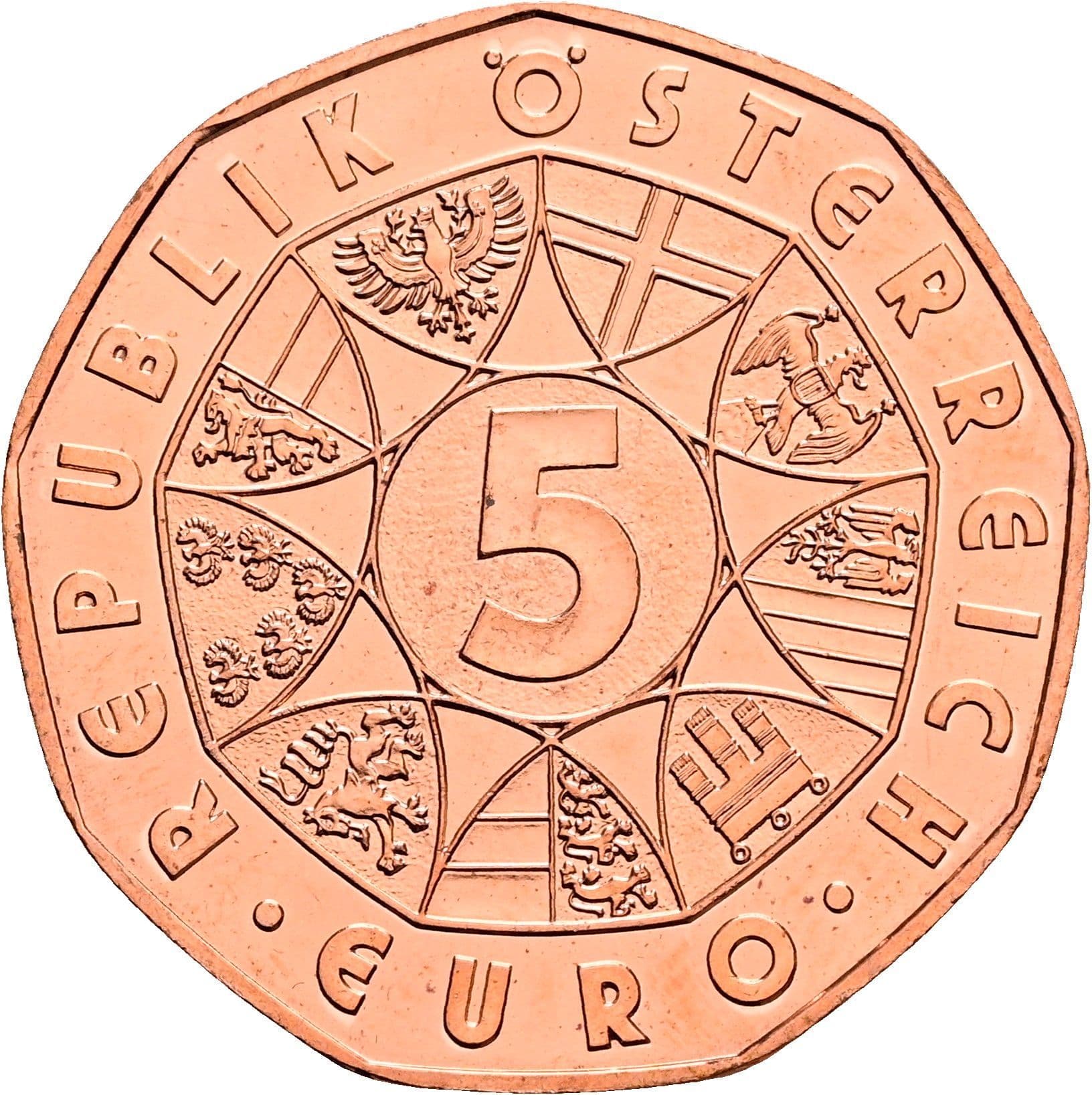5 Euro 2012 – Vorderseite