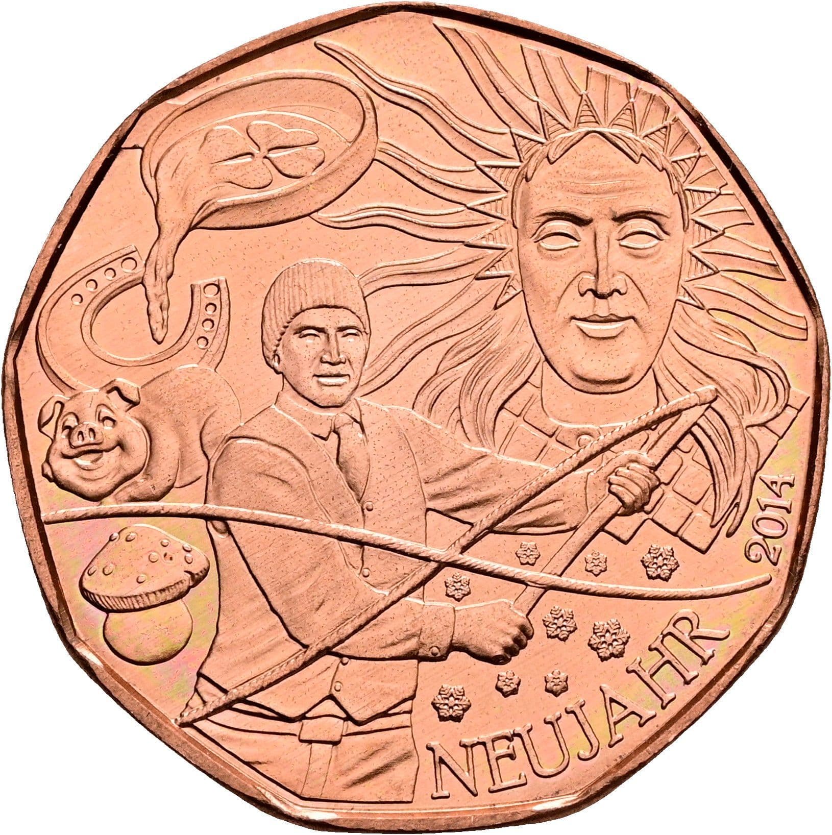5 Euro 2013 – Rückseite