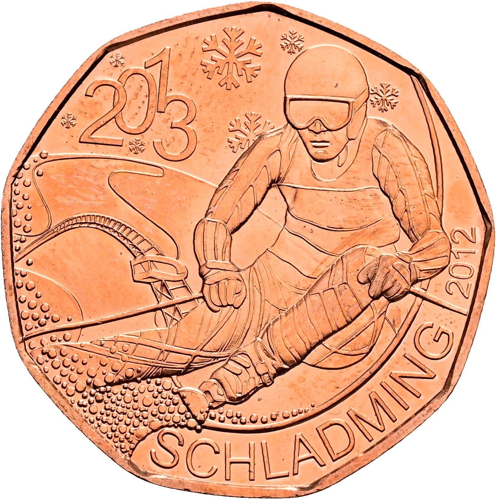 5 Euro 2012 – Rückseite