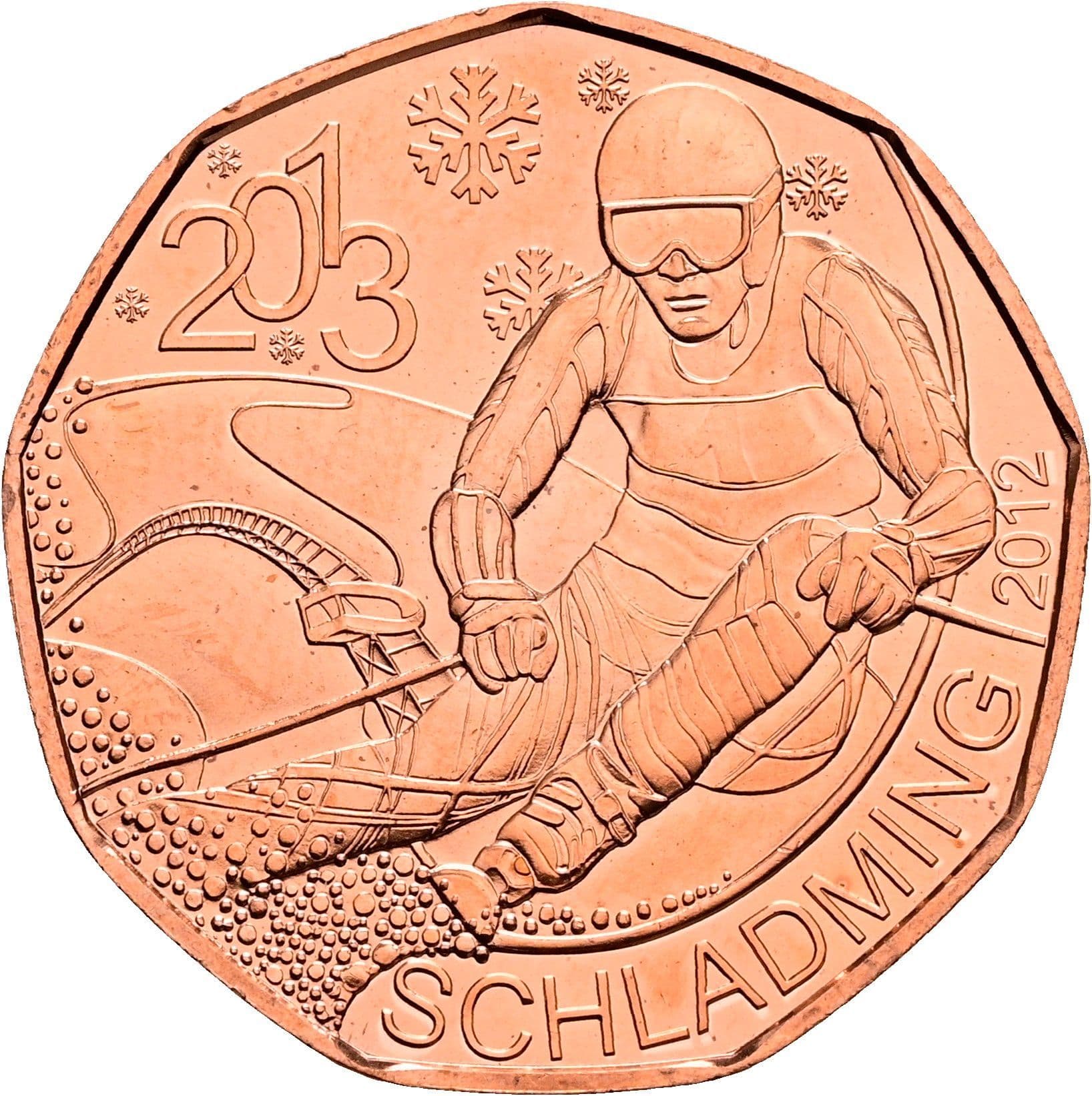 5 Euro 2012 – Rückseite