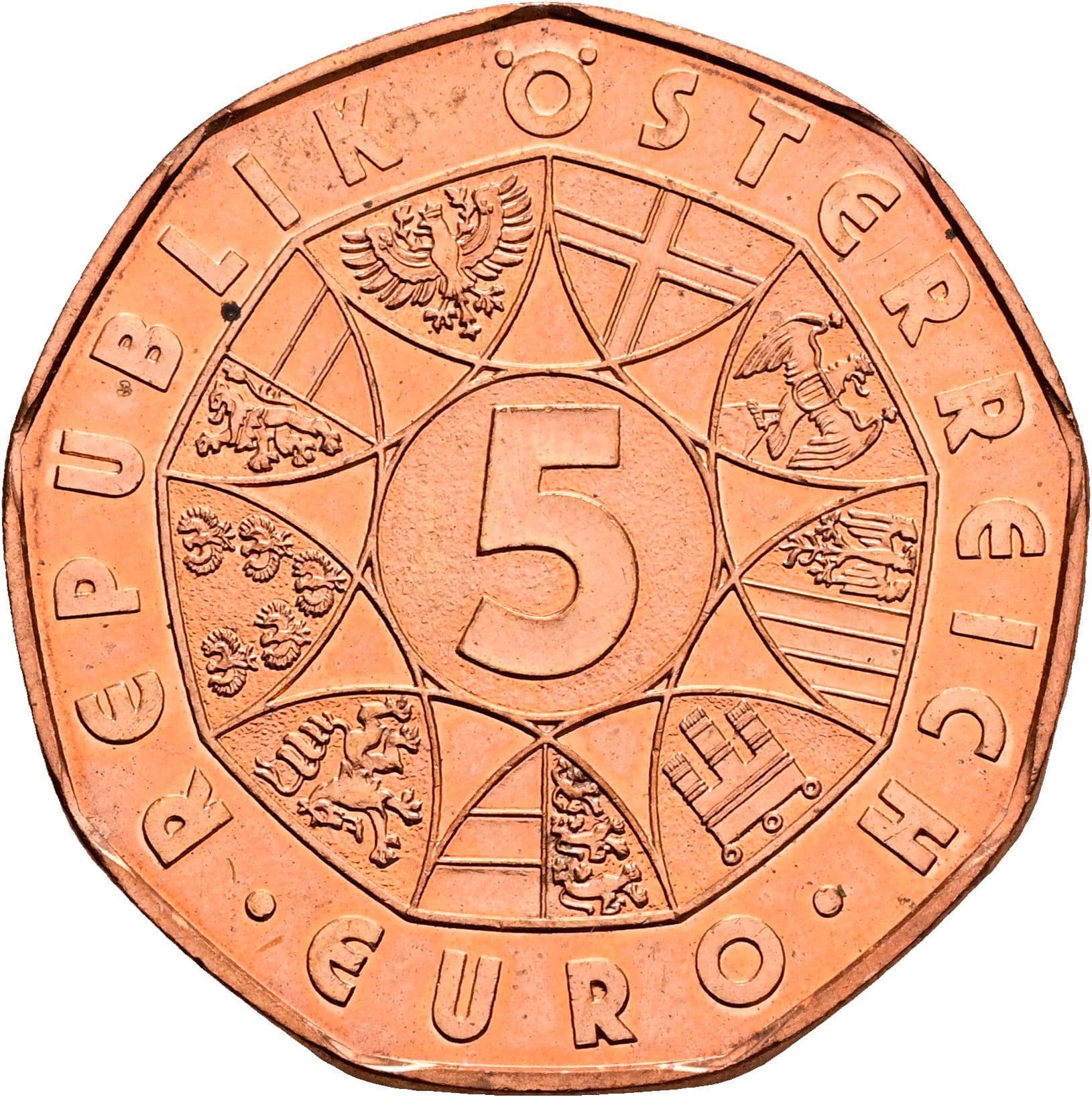 5 Euro 2013 – Vorderseite
