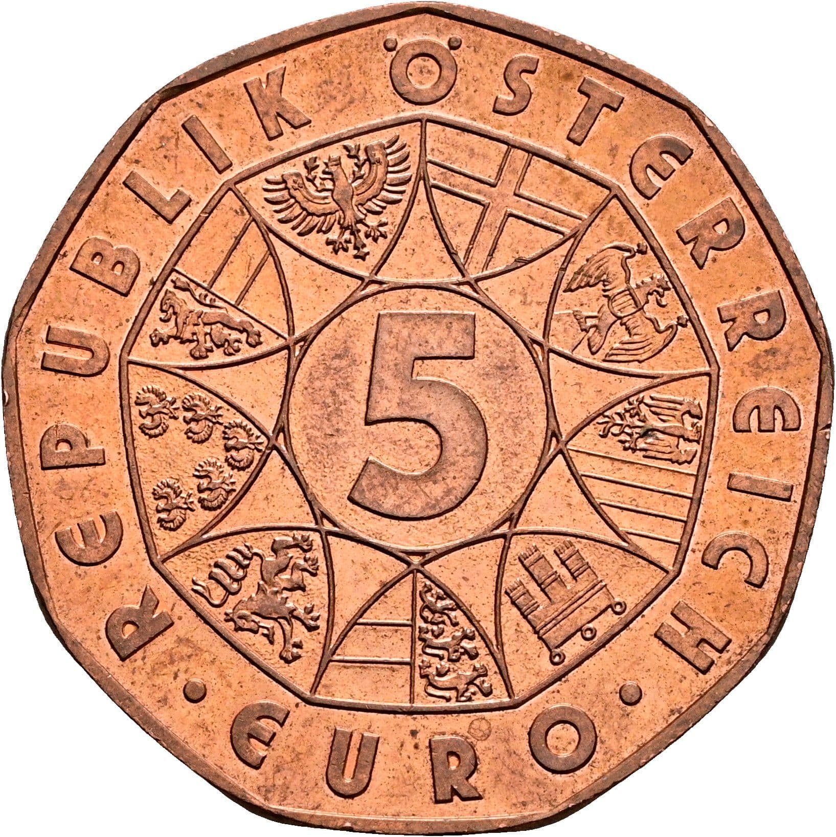 5 Euro 2012 – Vorderseite