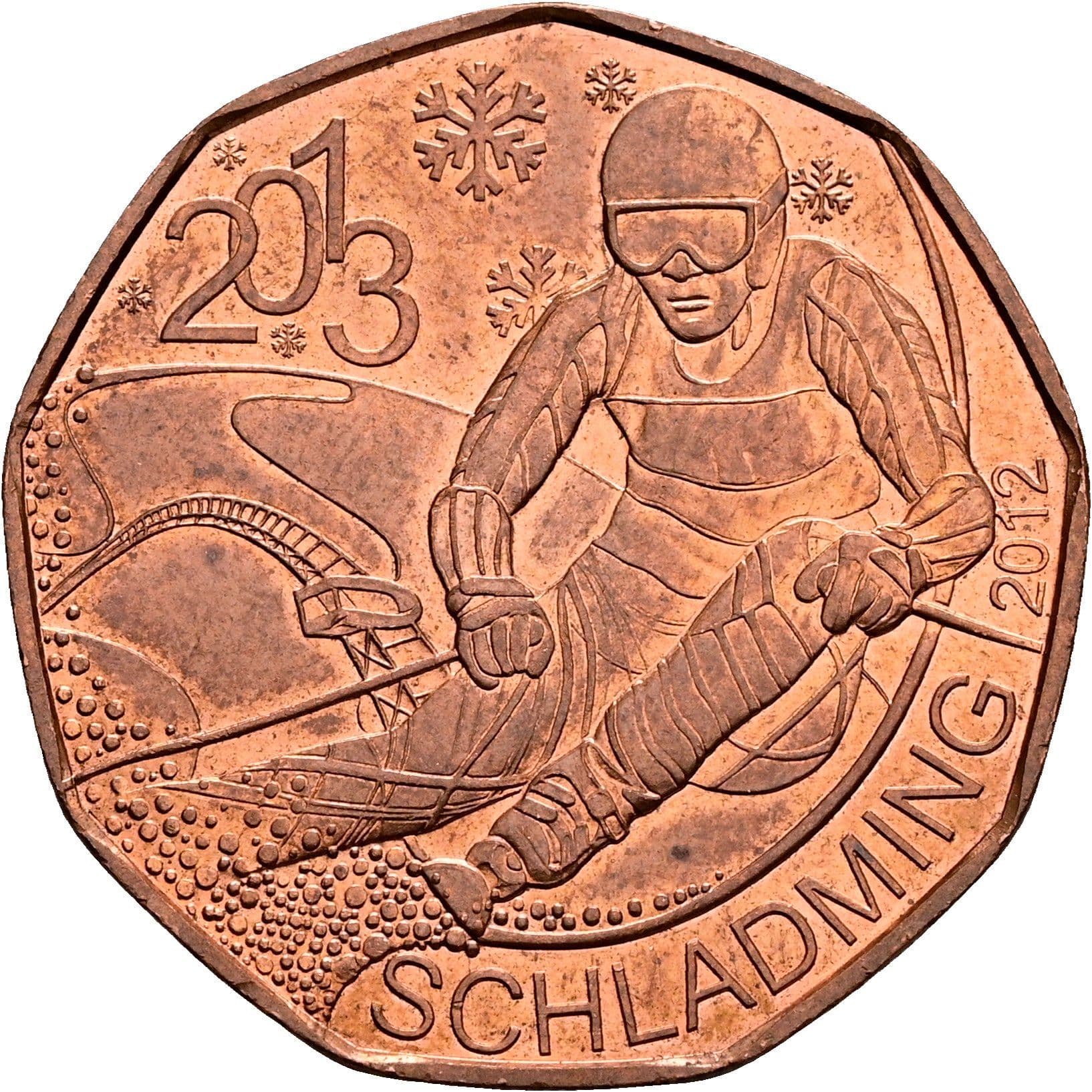 5 Euro 2012 – Rückseite