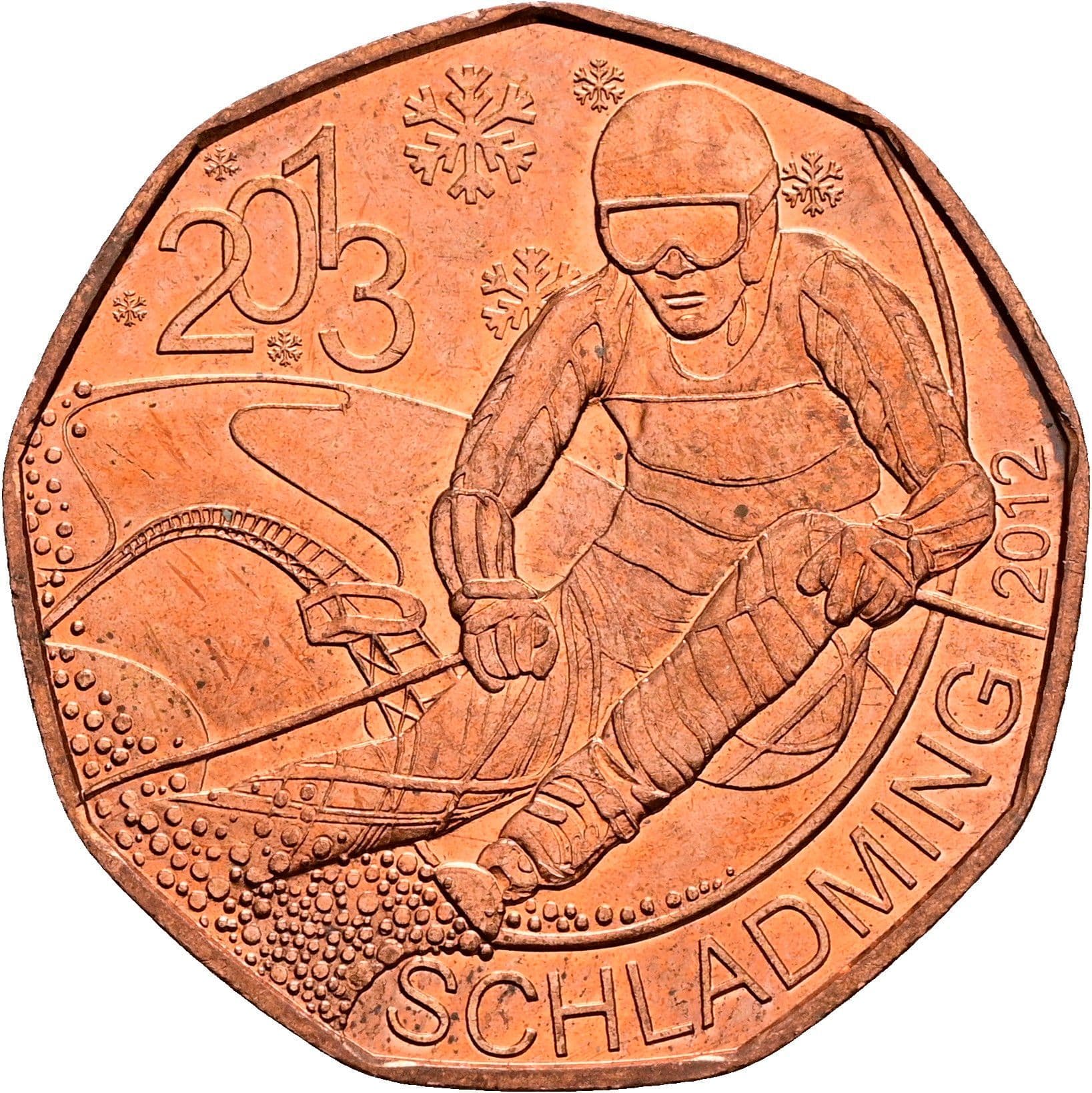 5 Euro 2012 – Rückseite