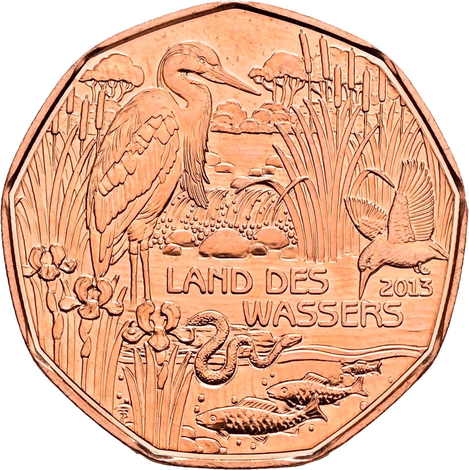 5 Euro 2013 – Rückseite