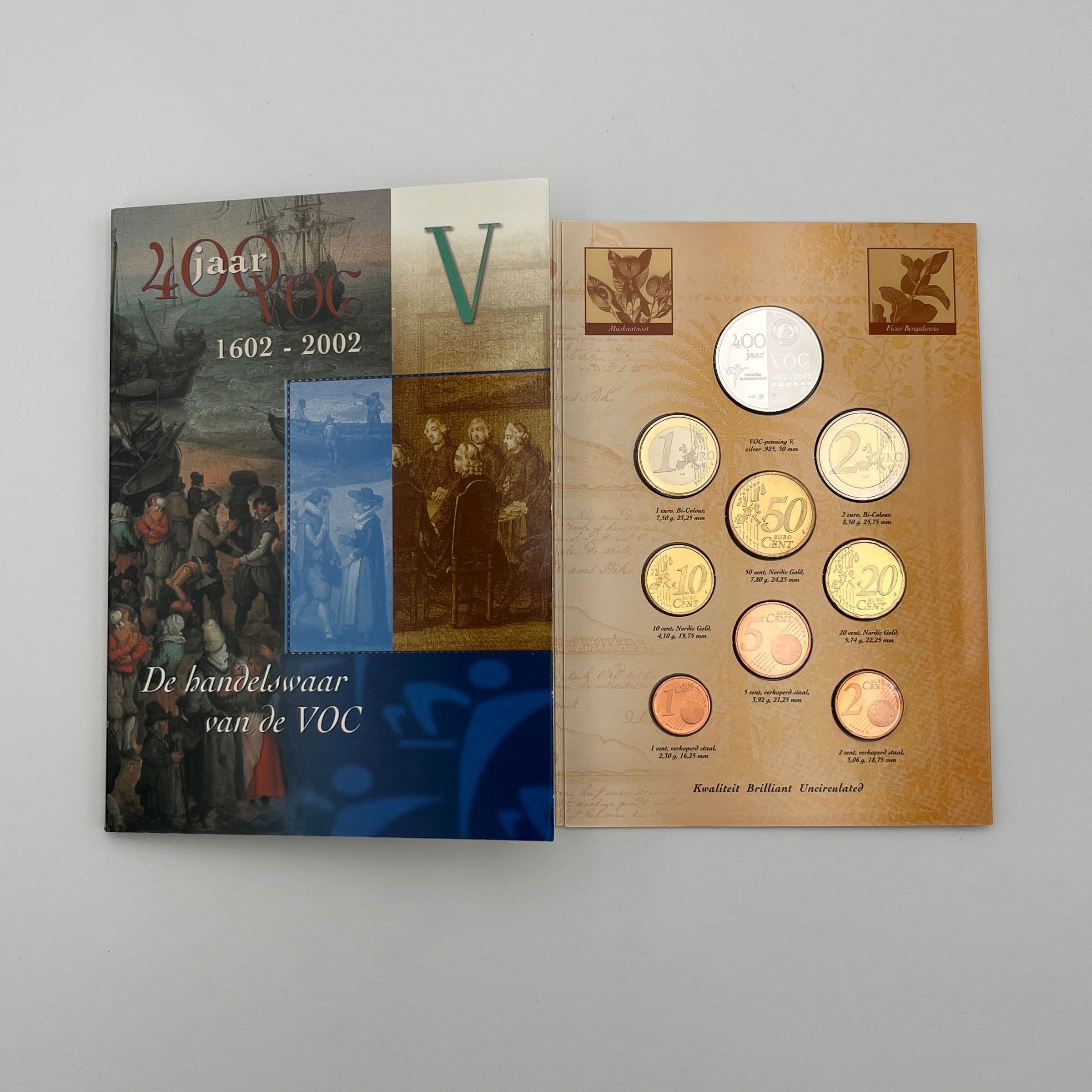 Euro KMS "Handelswaren der VOC" 2002 – Vorderseite