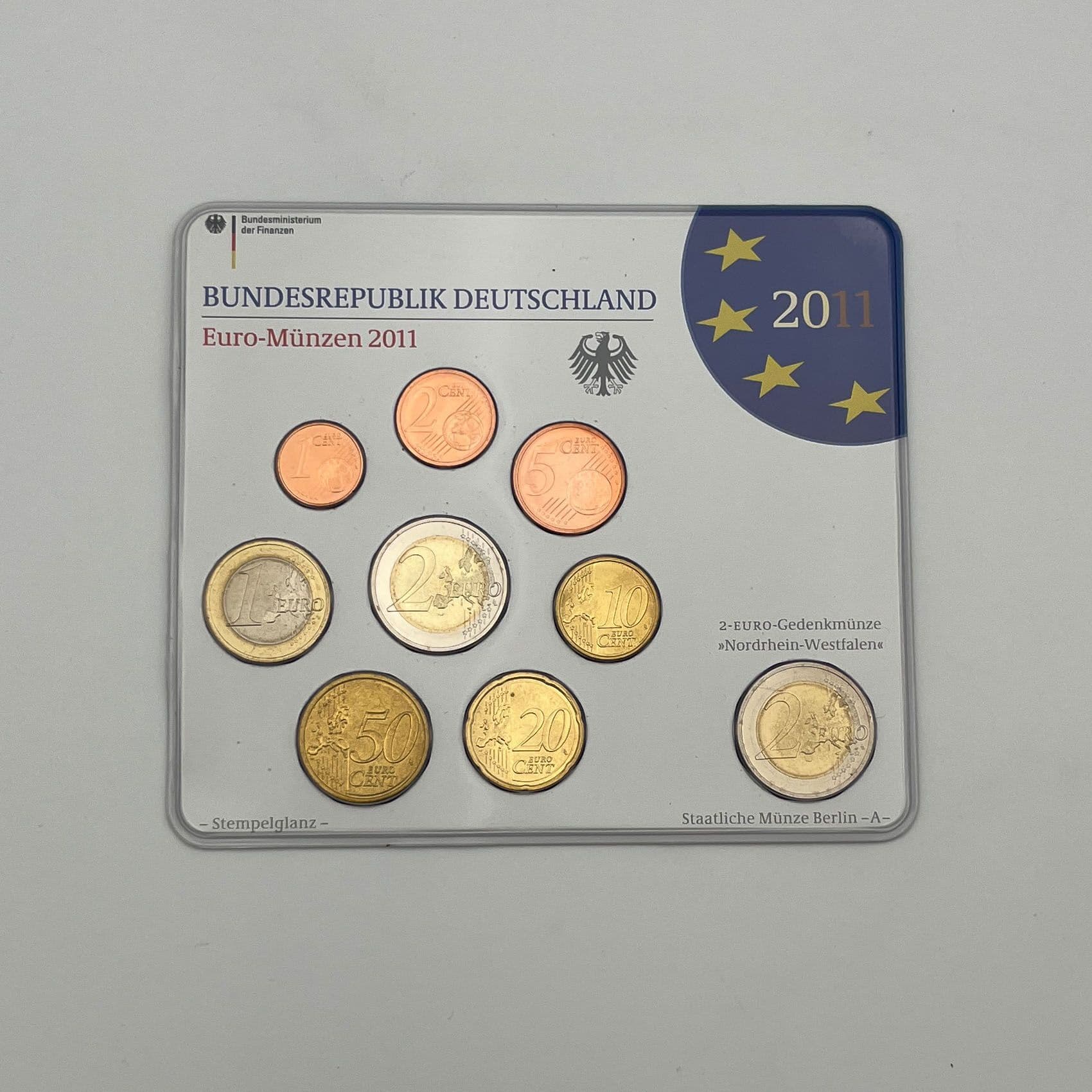 erweiterter Euro KMS inkl. 2-Euro Gedenkmünze "Nordrhein-Westfalen"