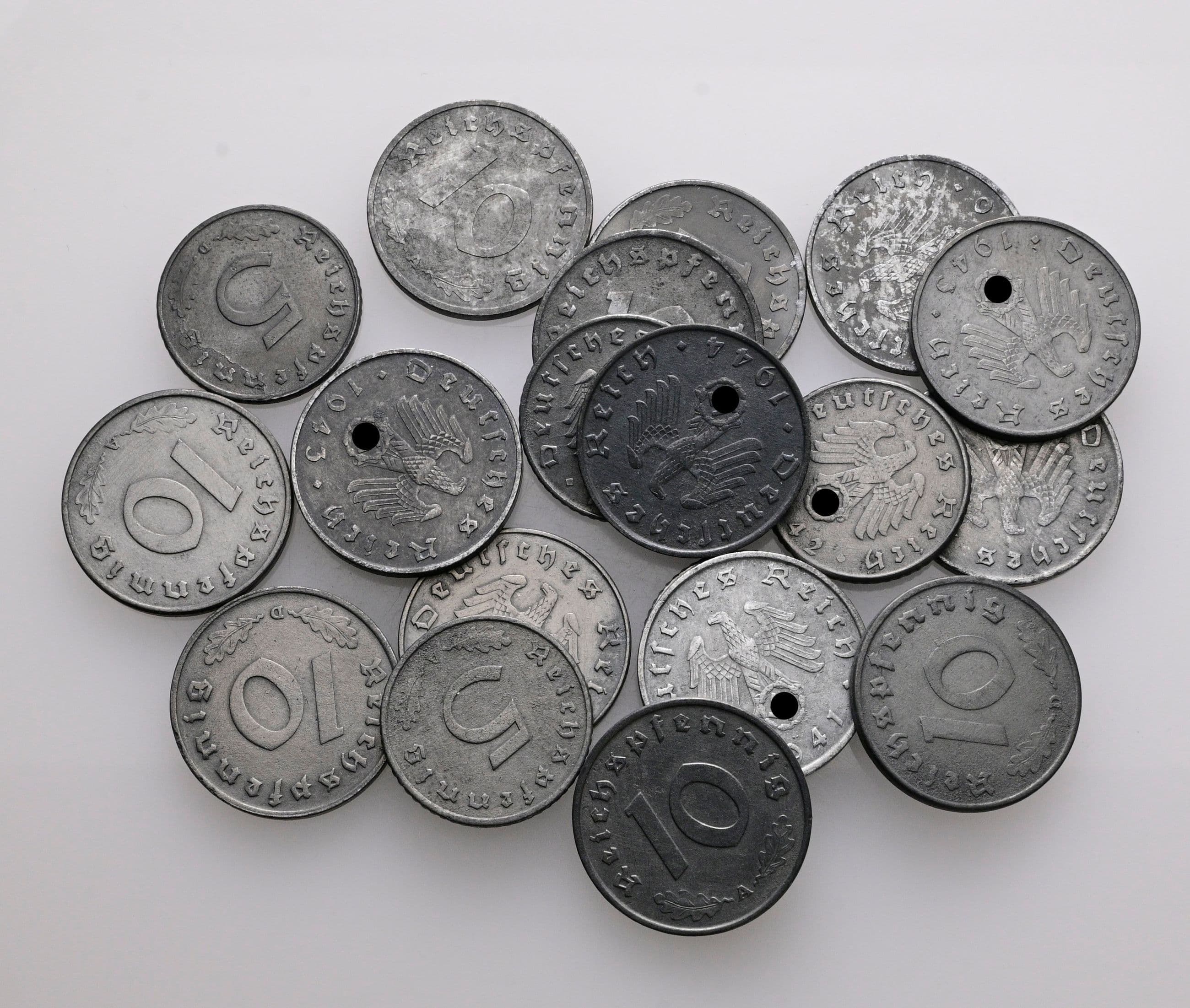 Lot 20 Stück diverse Reichspfennige