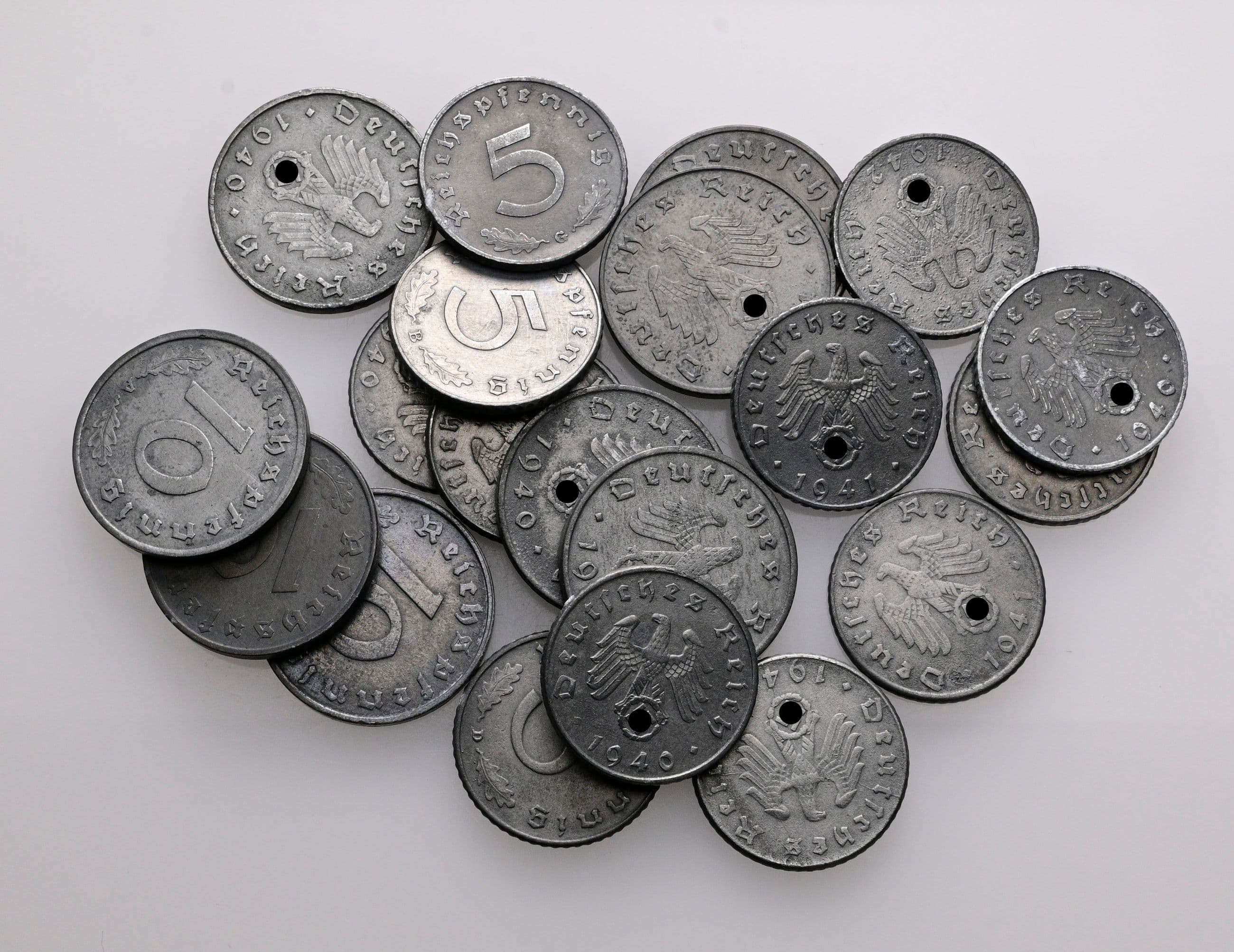 Lot 20 Stück diverse Reichspfennige