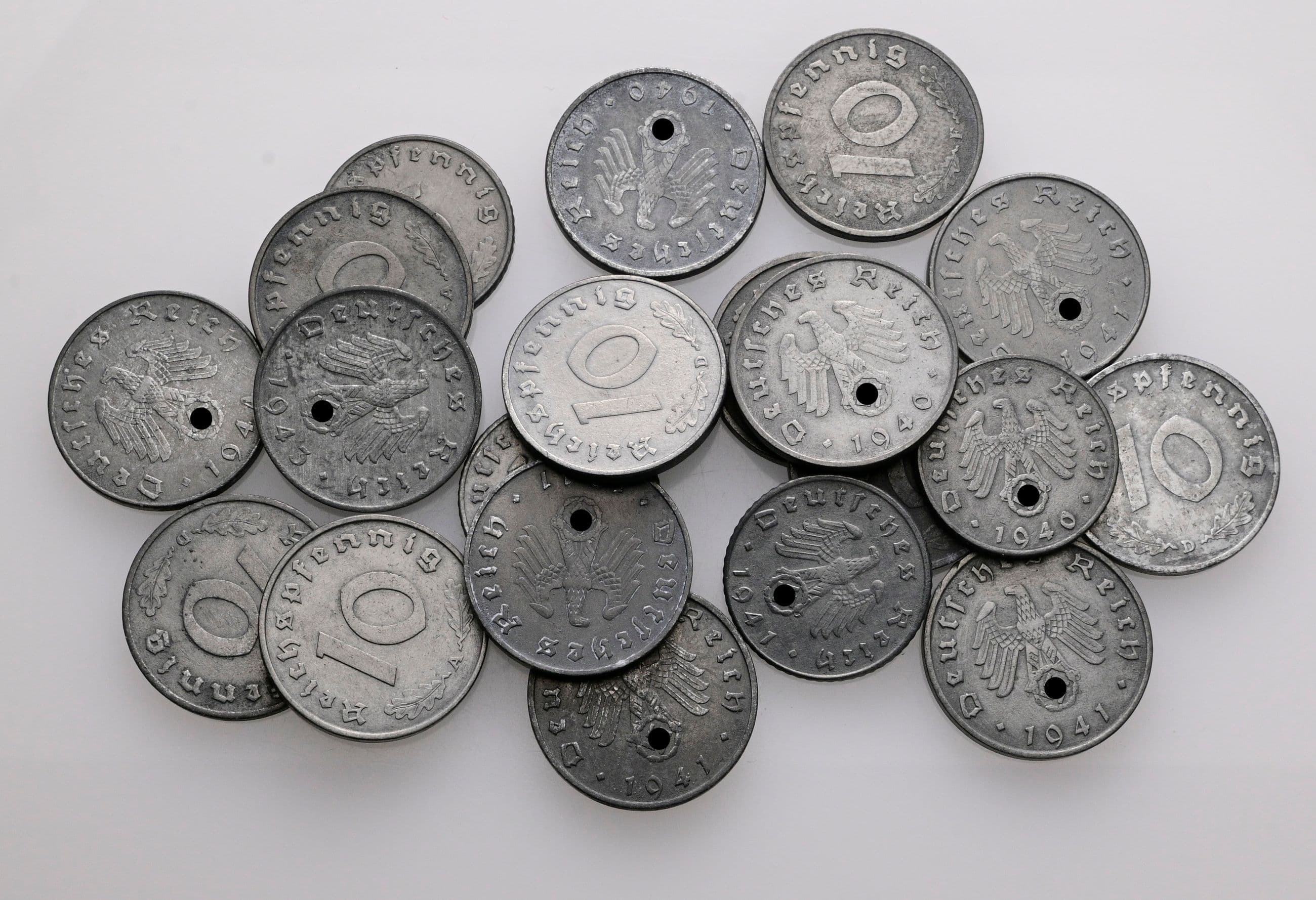 Lot 20 Stück diverse Reichspfennige