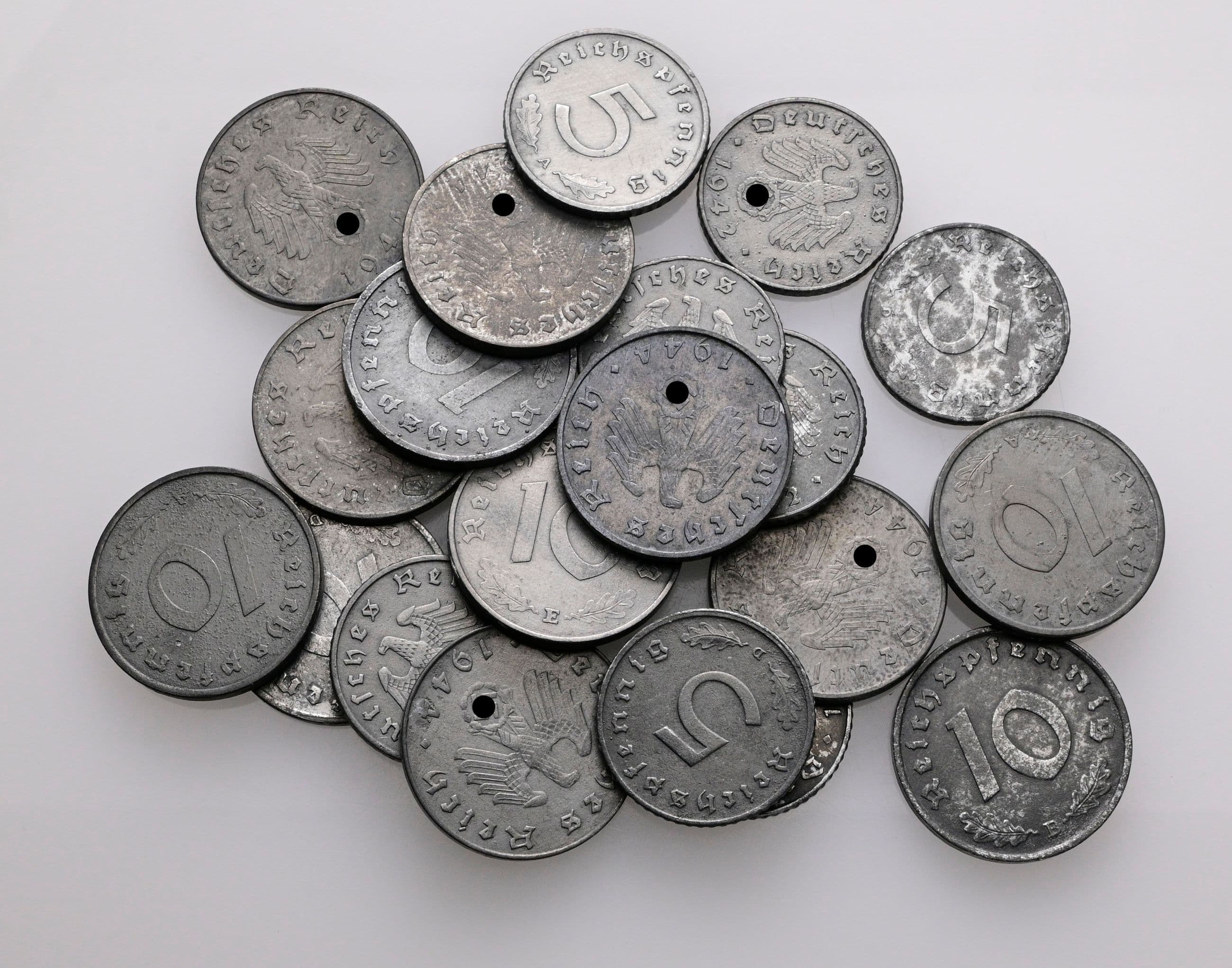 Lot 20 Stück diverse Reichspfennige