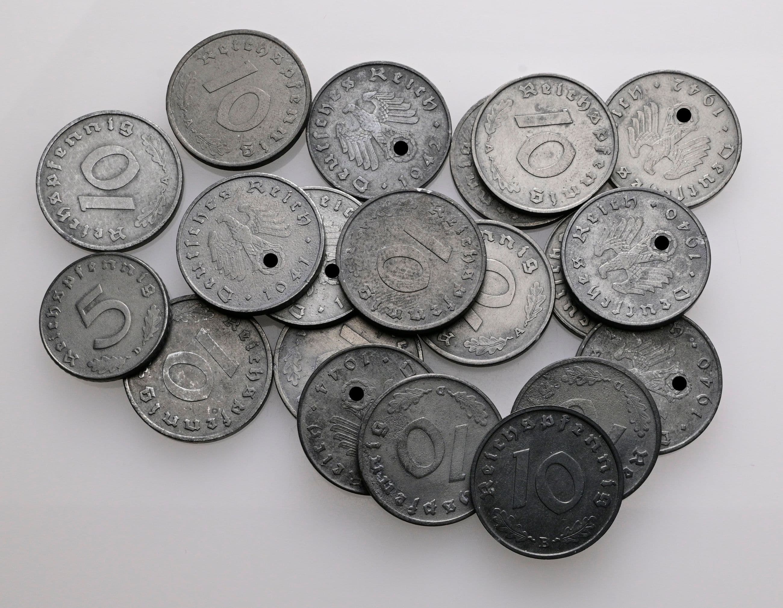 Lot 20 Stück diverse Reichspfennige