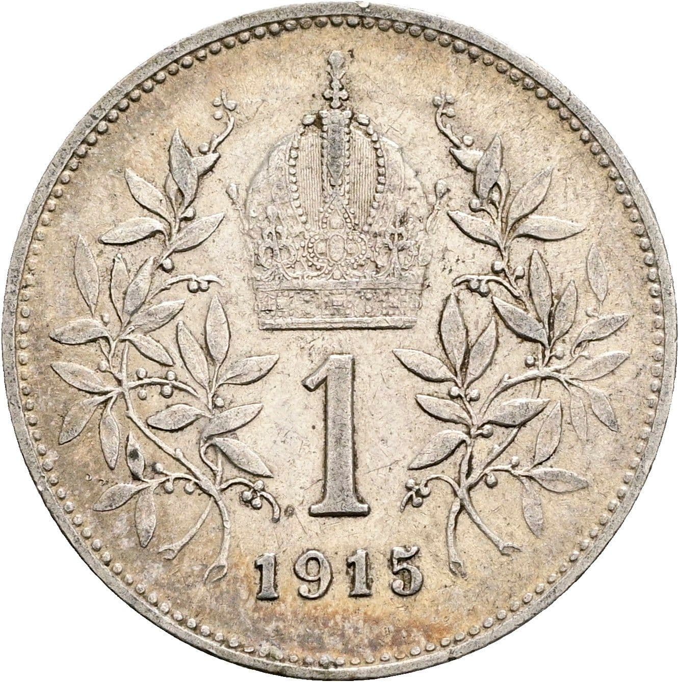 1 Krone Franz Joseph I. 1848-1916 1915 – Rückseite