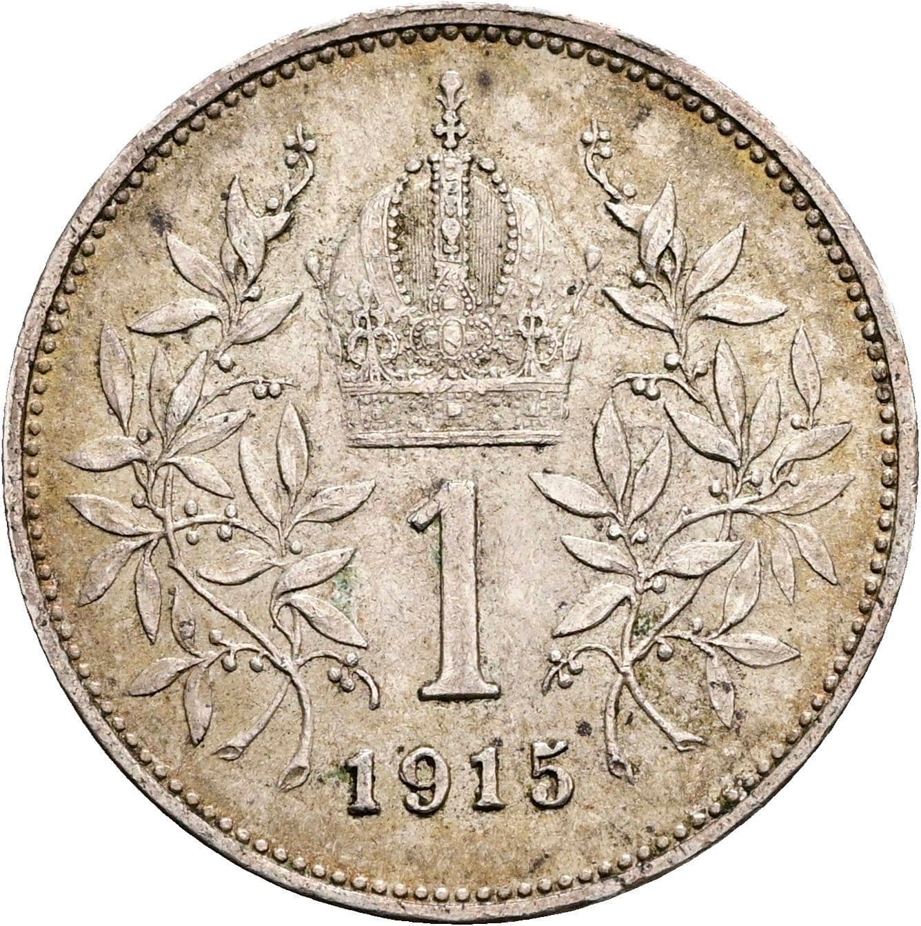 1 Krone Franz Joseph I. 1848-1916 1915 – Rückseite