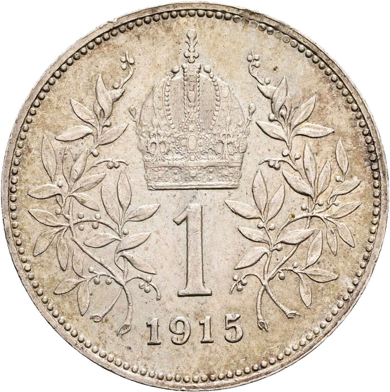 1 Krone Franz Joseph I. 1848-1916 1915 – Rückseite