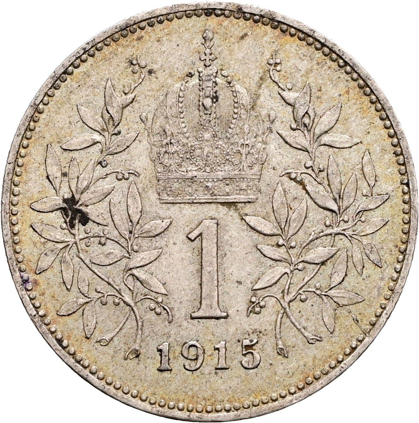 1 Krone Franz Joseph I. 1848-1916 1915 – Rückseite