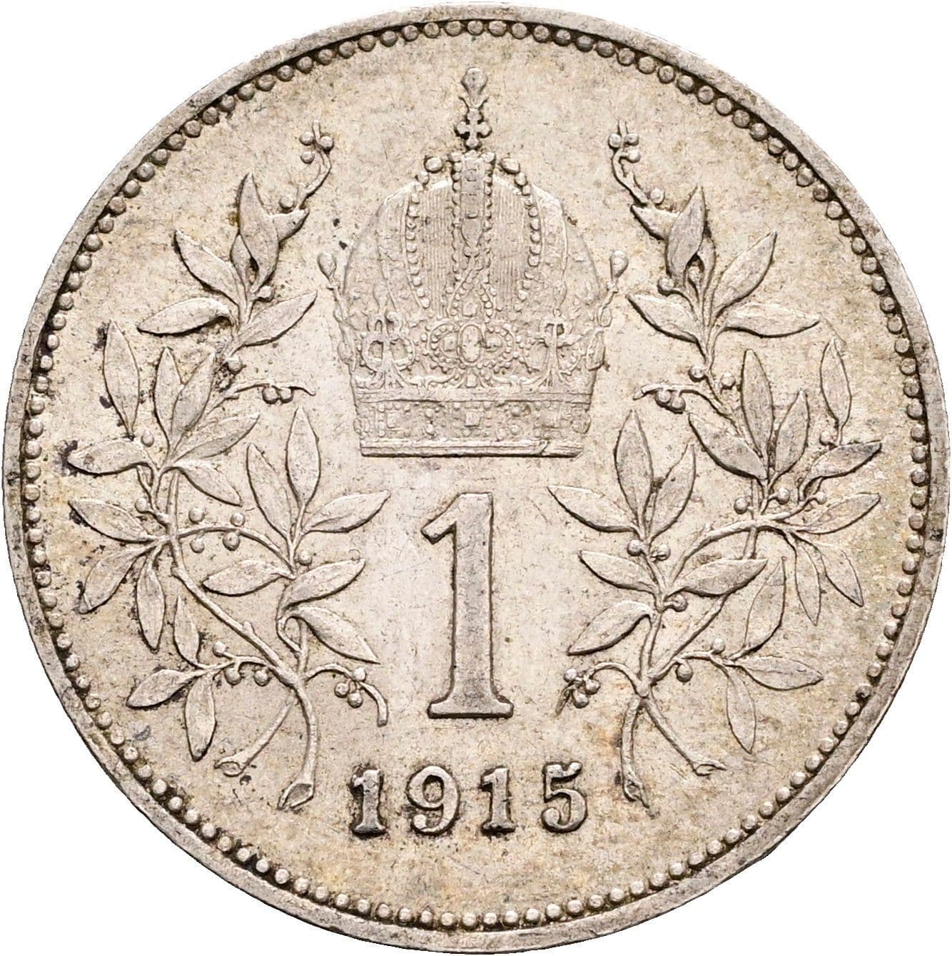 1 Krone Franz Joseph I. 1848-1916 1915 – Rückseite