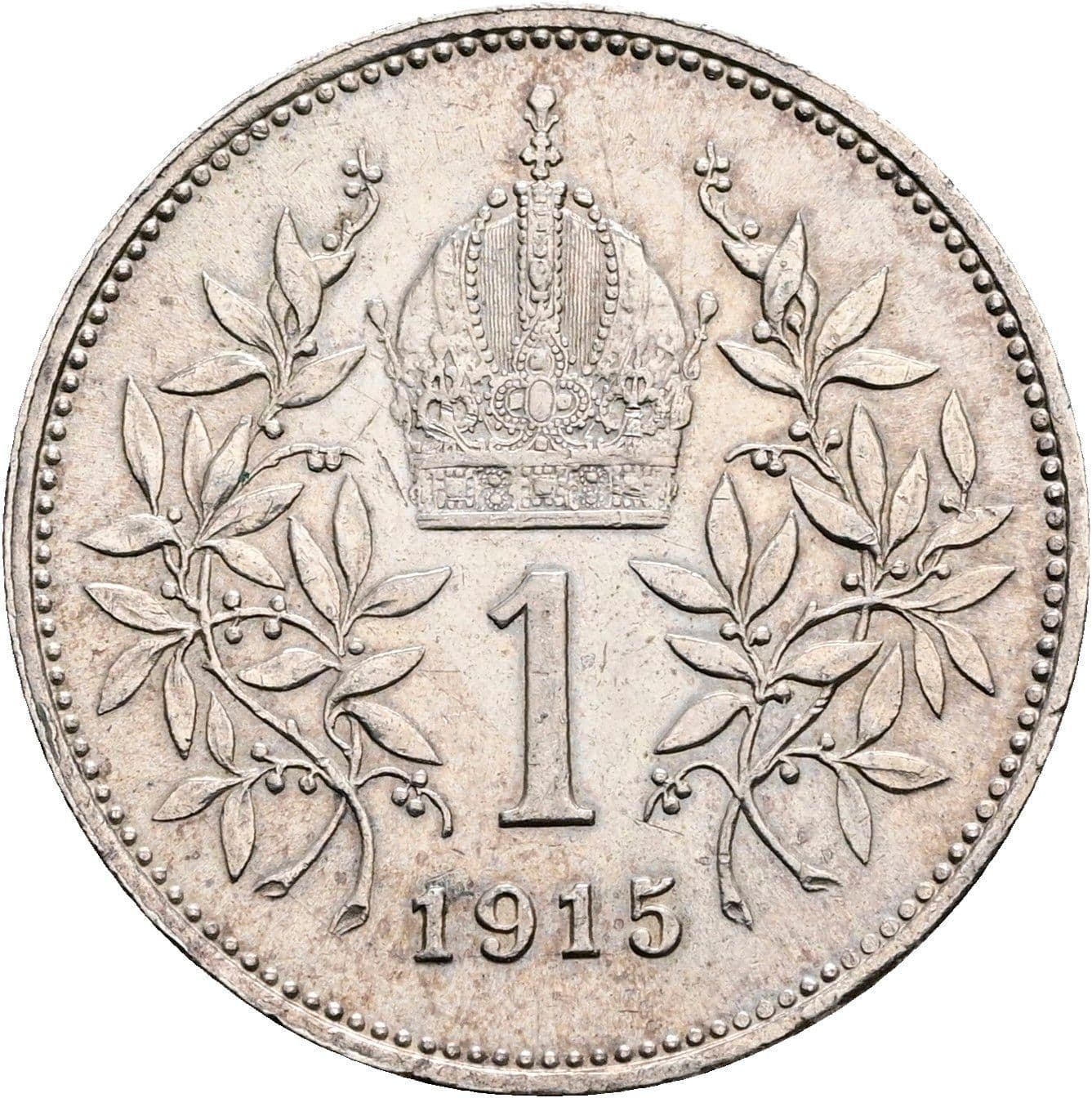 1 Krone Franz Joseph I. 1848-1916 1915 – Rückseite