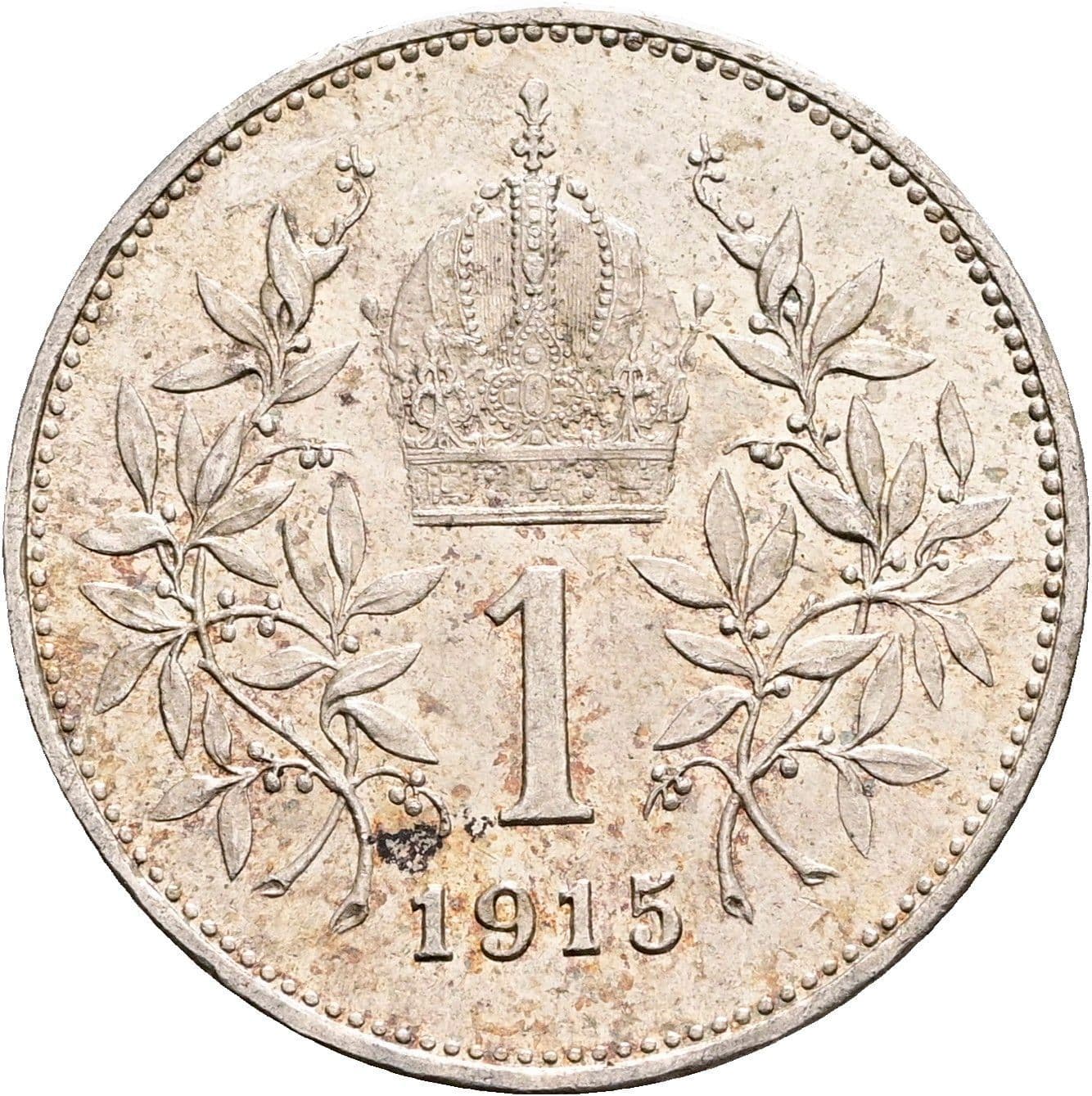 1 Krone Franz Joseph I. 1848-1916 1915 – Rückseite