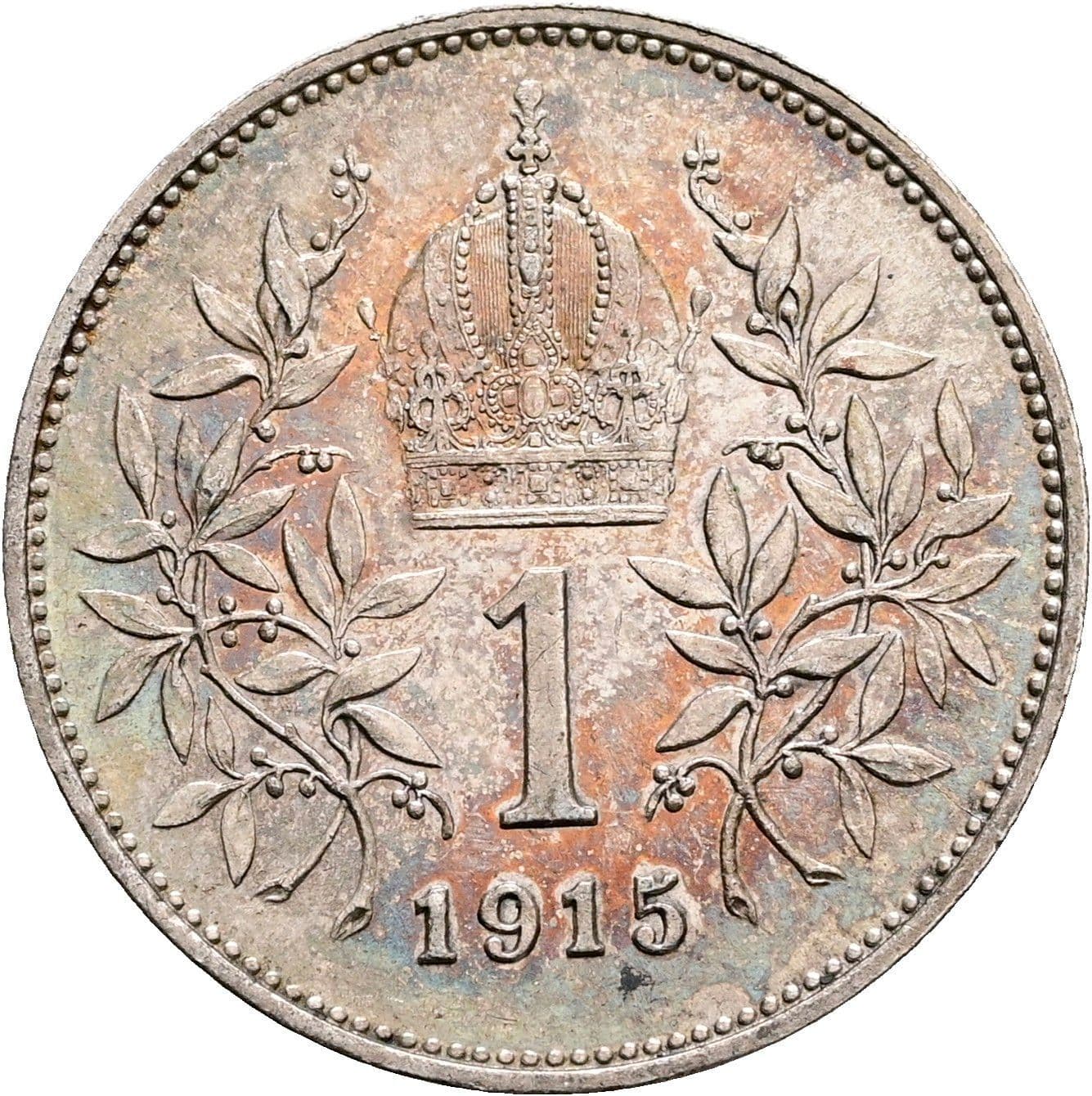 1 Krone Franz Joseph I. 1848-1916 1915 – Rückseite