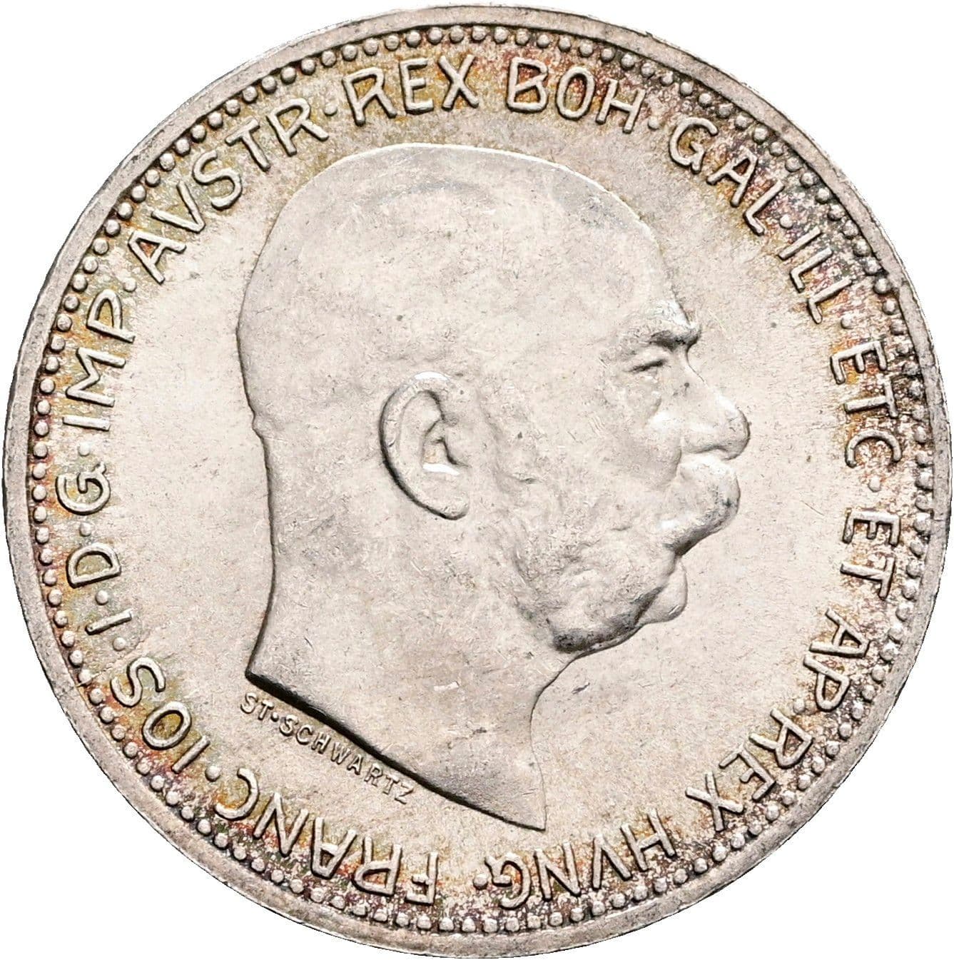 1 Krone Franz Joseph I. 1848-1916 1916 – Vorderseite