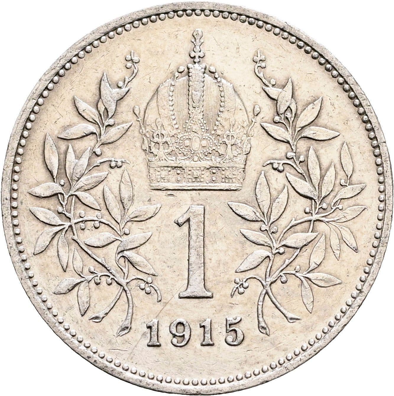 1 Krone Franz Joseph I. 1848-1916 1915 – Rückseite