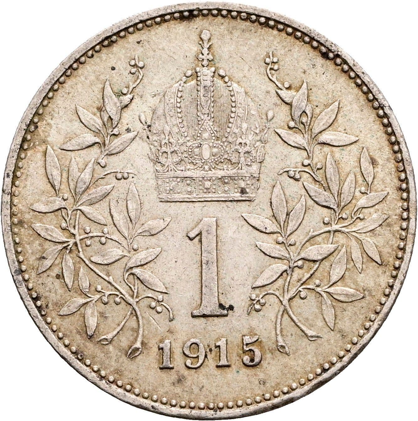 1 Krone Franz Joseph I. 1848-1916 1915 – Rückseite