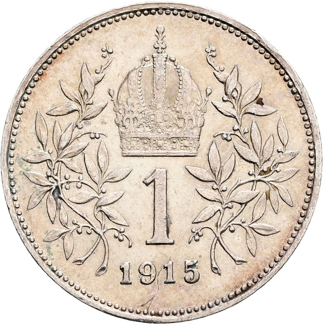 1 Krone Franz Joseph I. 1848-1916 1915 – Rückseite