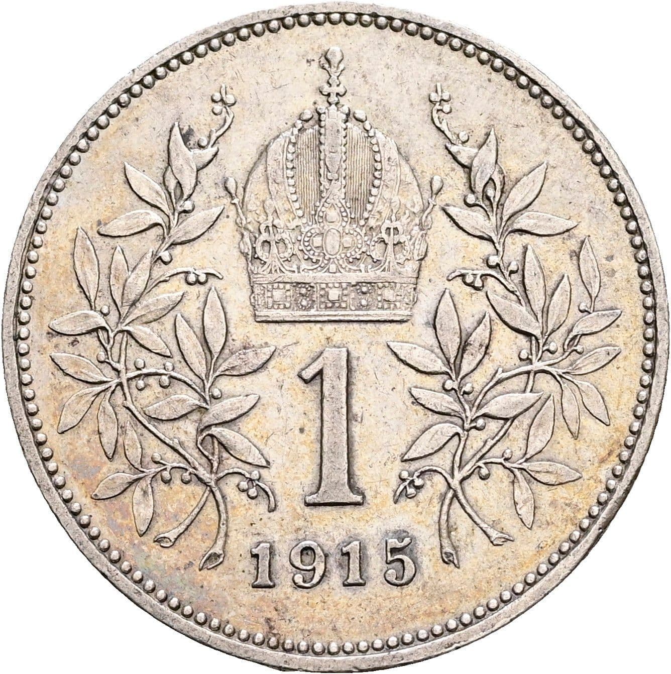 1 Krone Franz Joseph I. 1848-1916 1915 – Rückseite