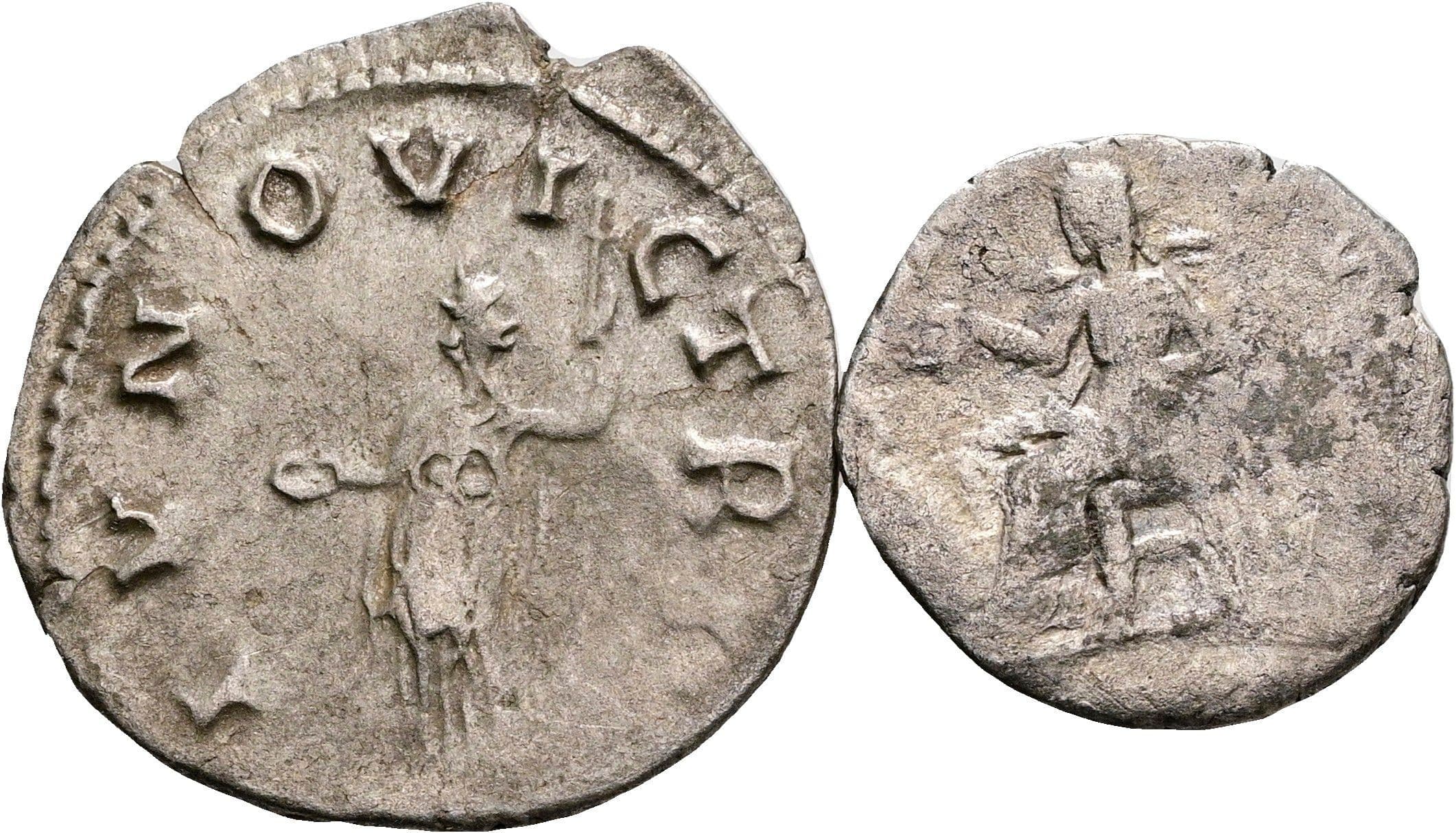 Lot Denar und Antoninian – Rückseite
