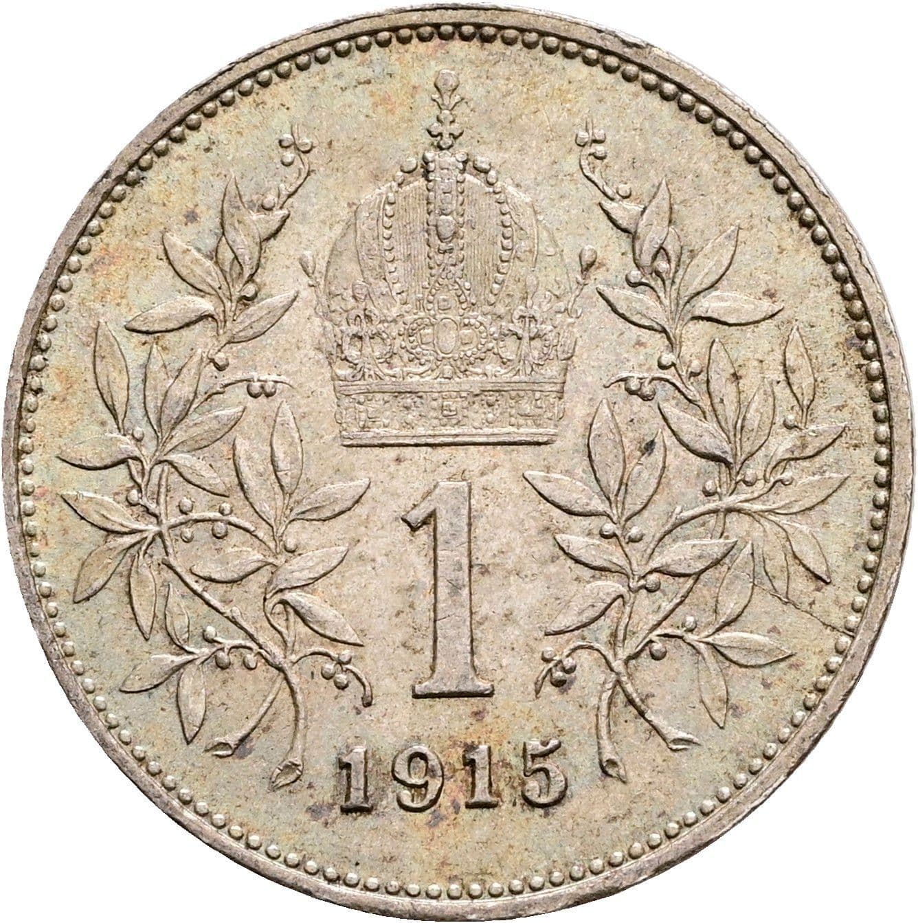 1 Krone Franz Joseph I. 1848-1916 1915 – Rückseite