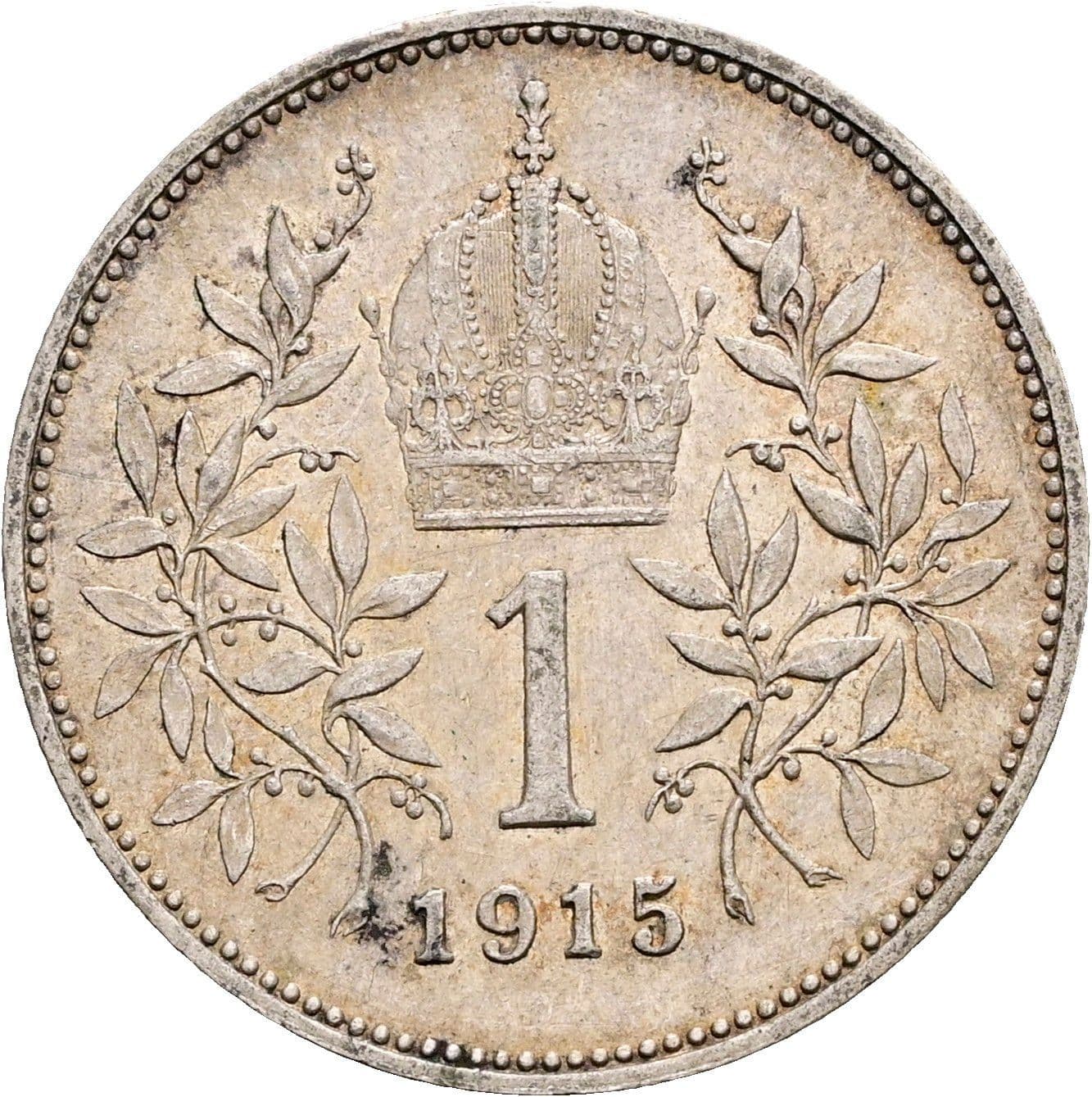 1 Krone Franz Joseph I. 1848-1916 1915 – Rückseite