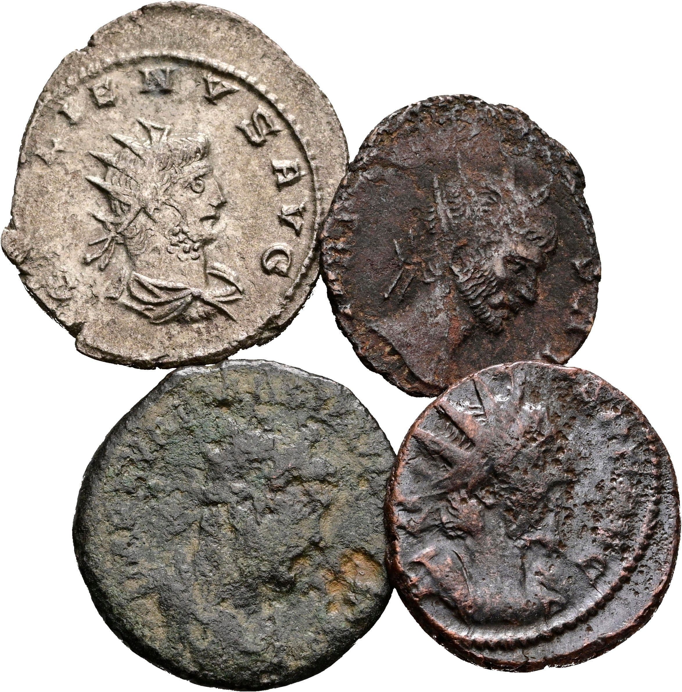 Lot 4 Stück Münzen – Vorderseite