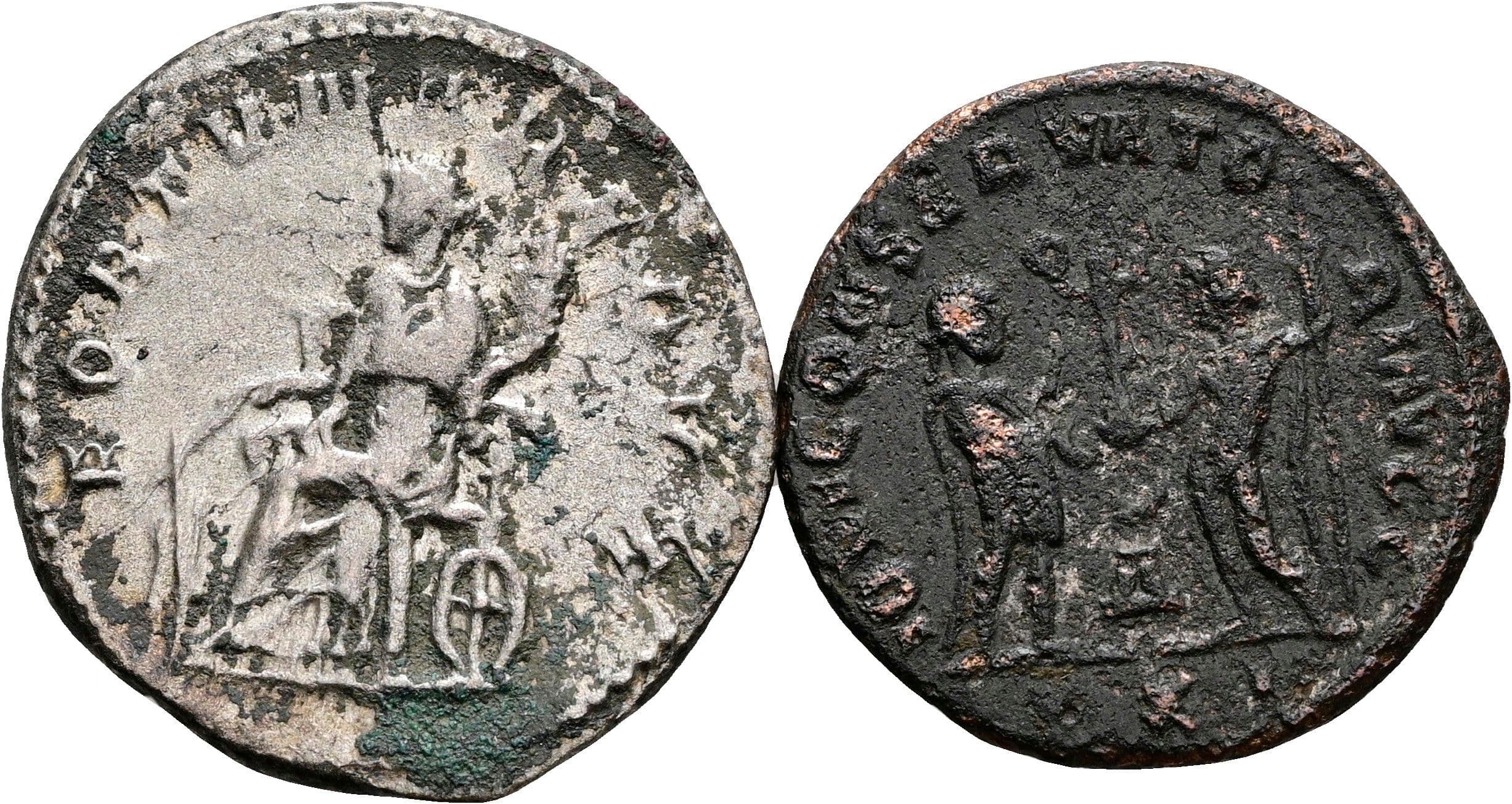 Lot 2 Stück Antoniniane