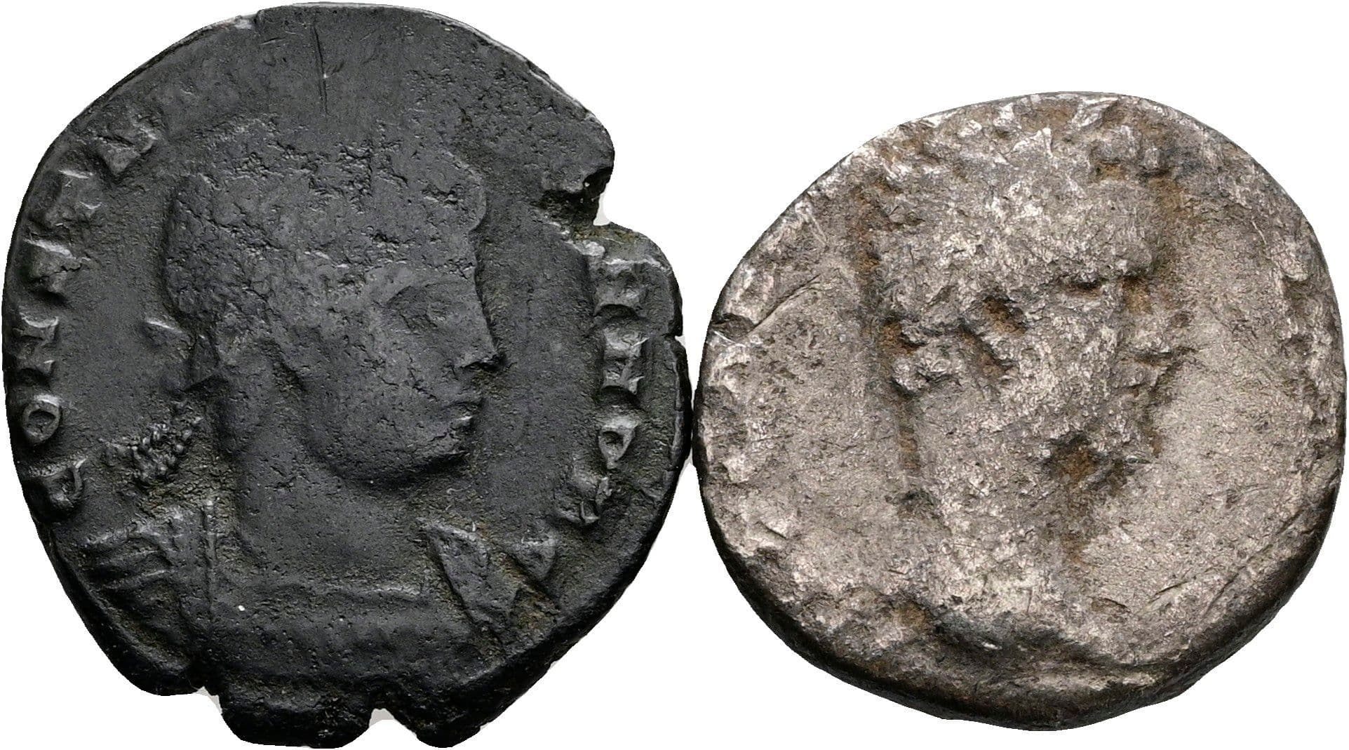 Lot Denar und Follis