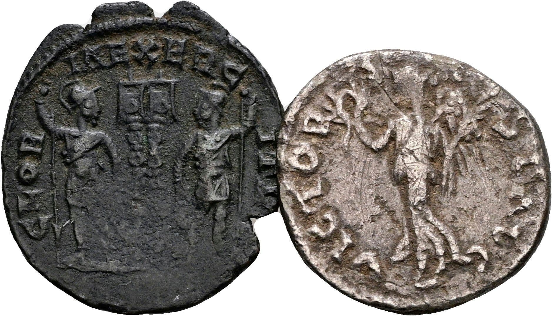 Lot Denar und Follis