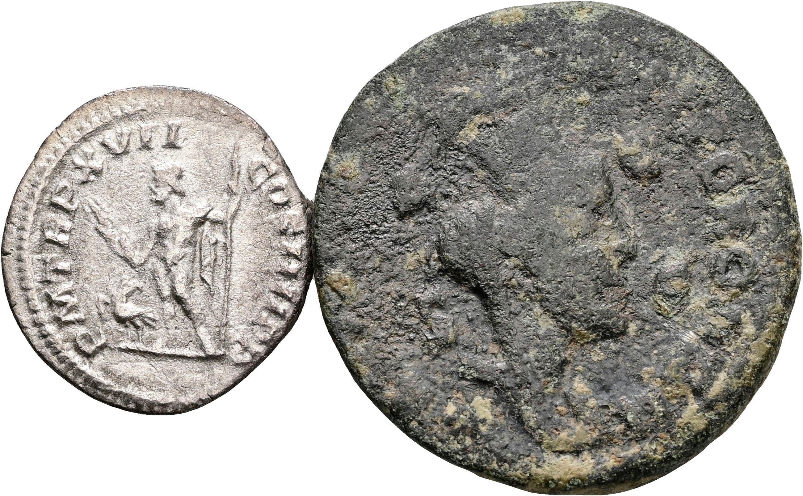 Lot Denar und Bronze