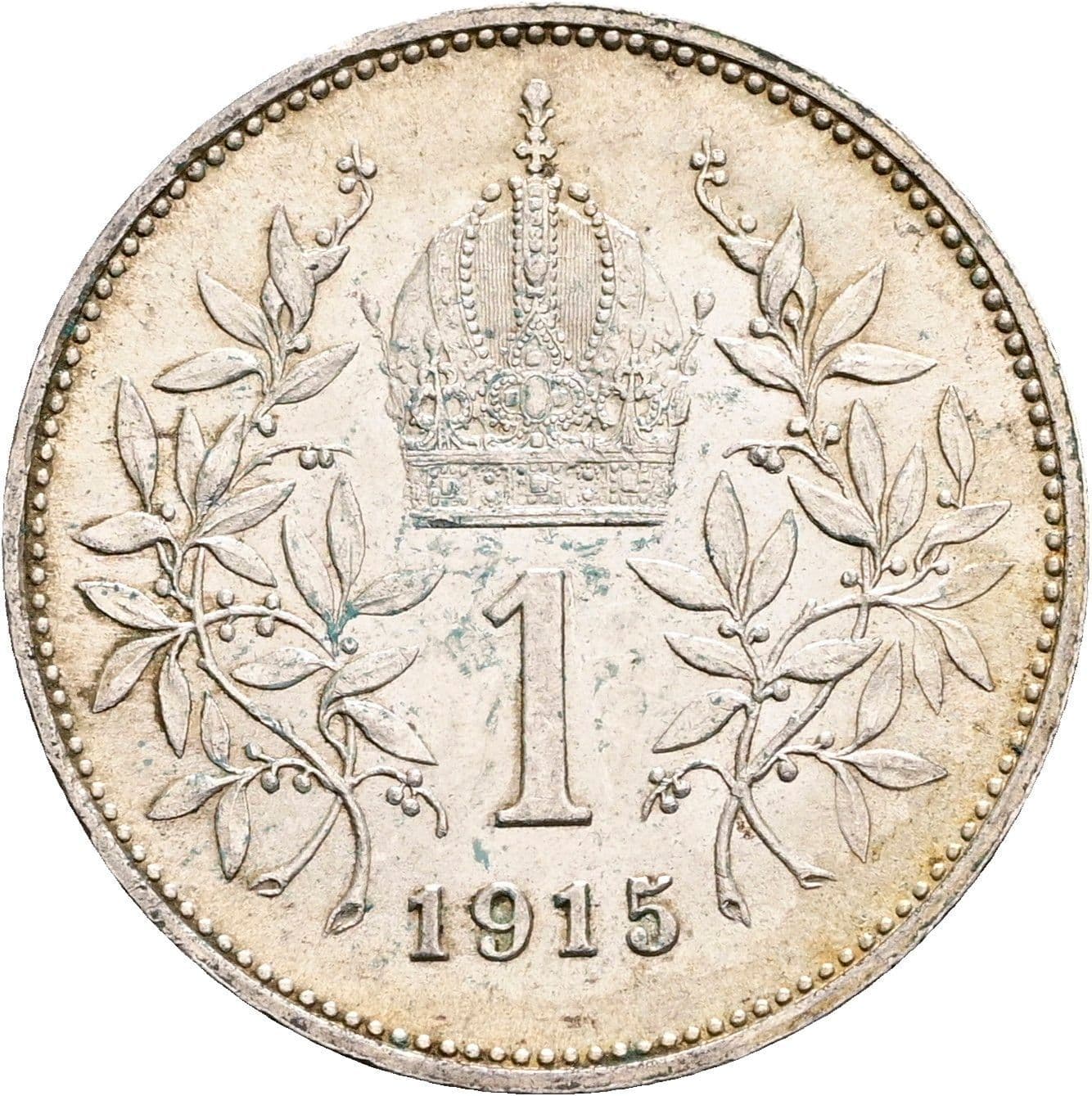 1 Krone Franz Joseph I. 1848-1916 1915 – Rückseite
