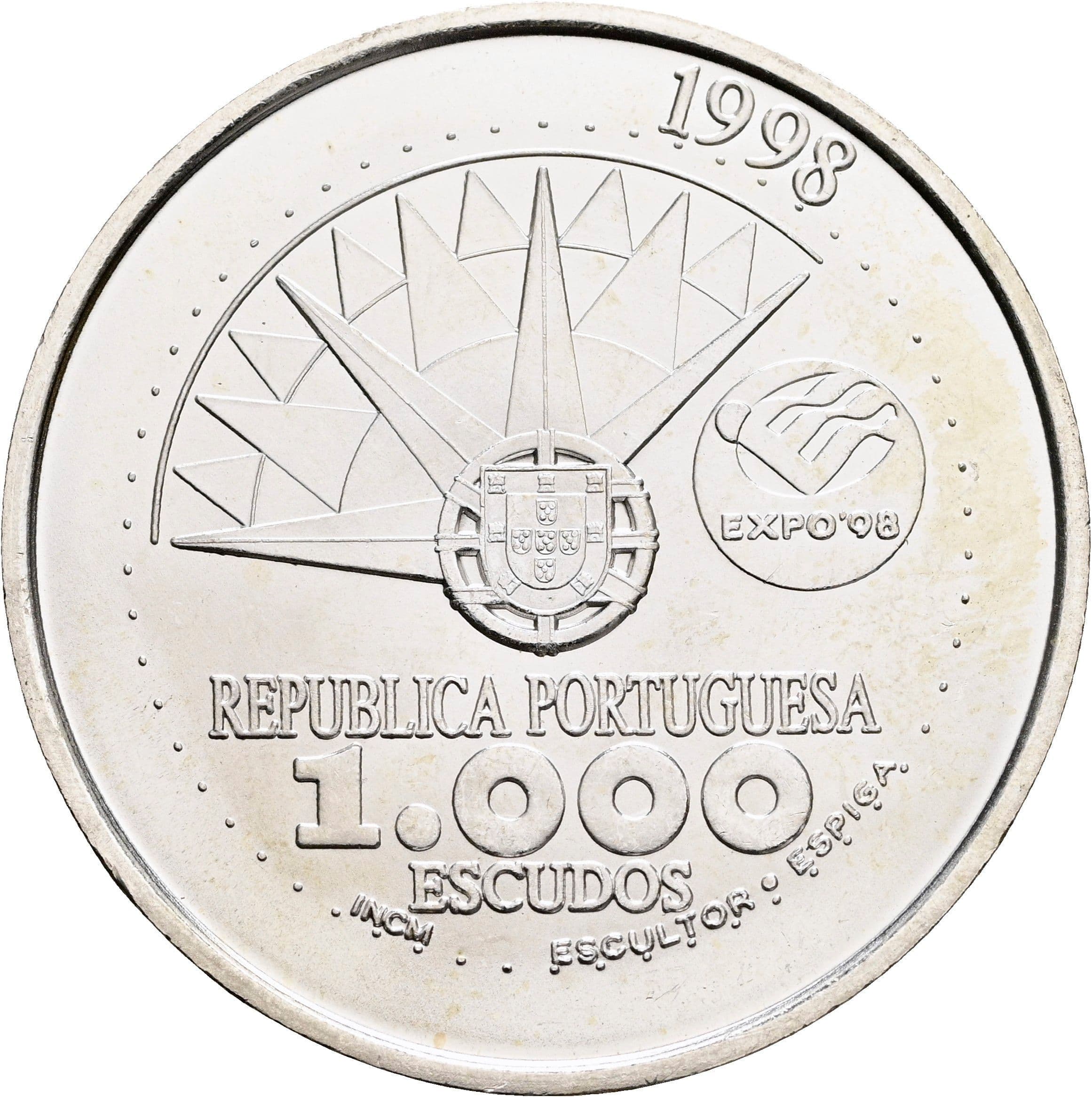 1000 Escudos 1998 – Vorderseite
